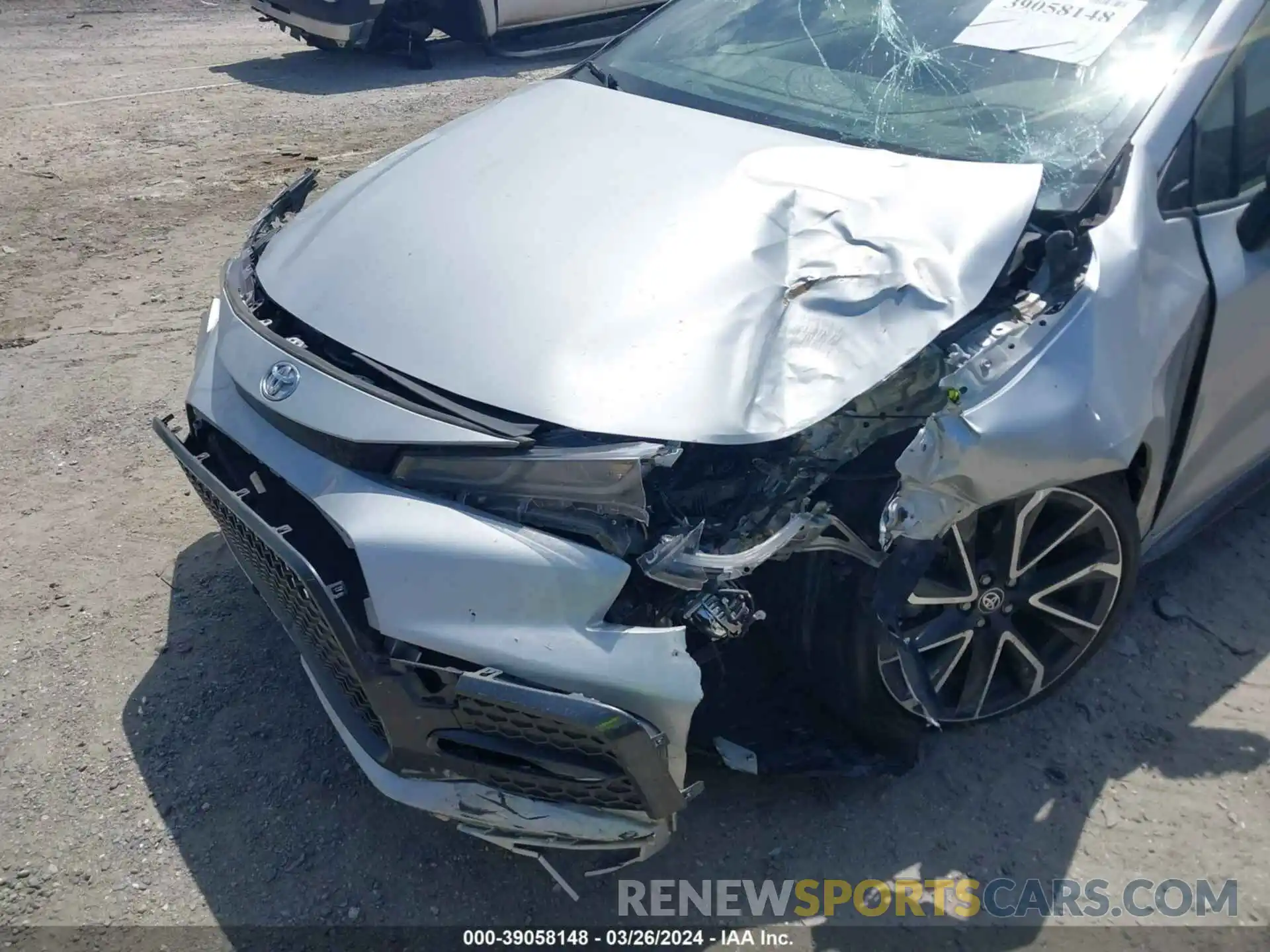 6 Photograph of a damaged car JTDM4MCE7NJ093587 TOYOTA COROLLA 2022