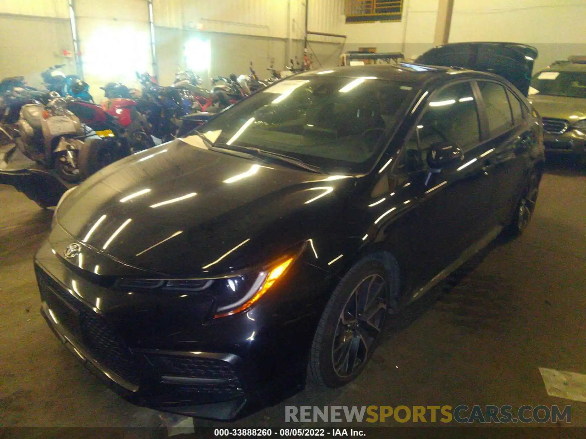 2 Photograph of a damaged car JTDP4MCE0NJ092391 TOYOTA COROLLA 2022