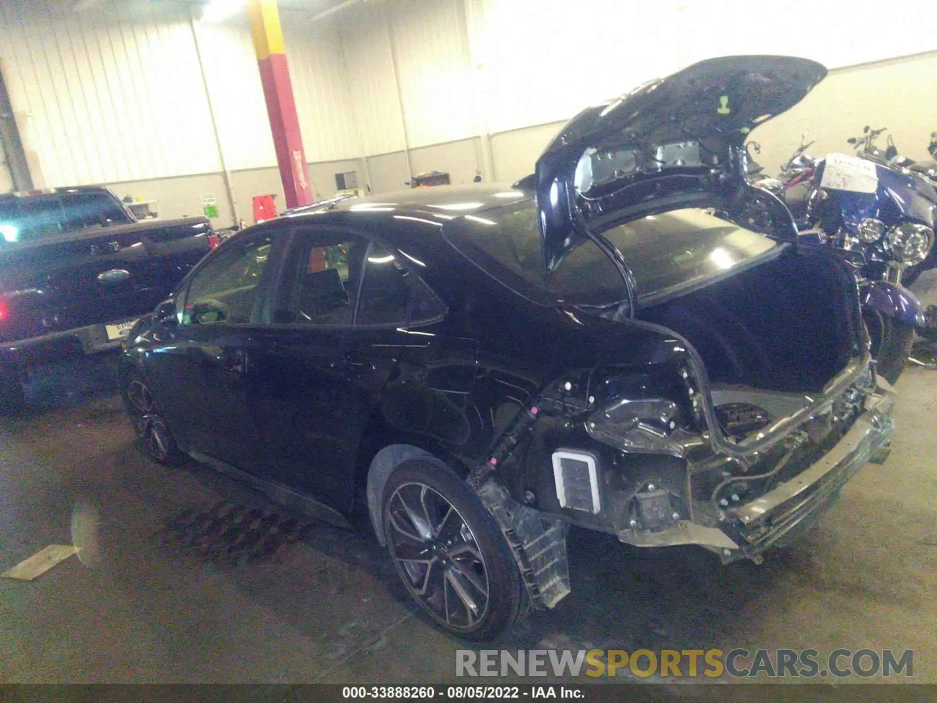 3 Photograph of a damaged car JTDP4MCE0NJ092391 TOYOTA COROLLA 2022