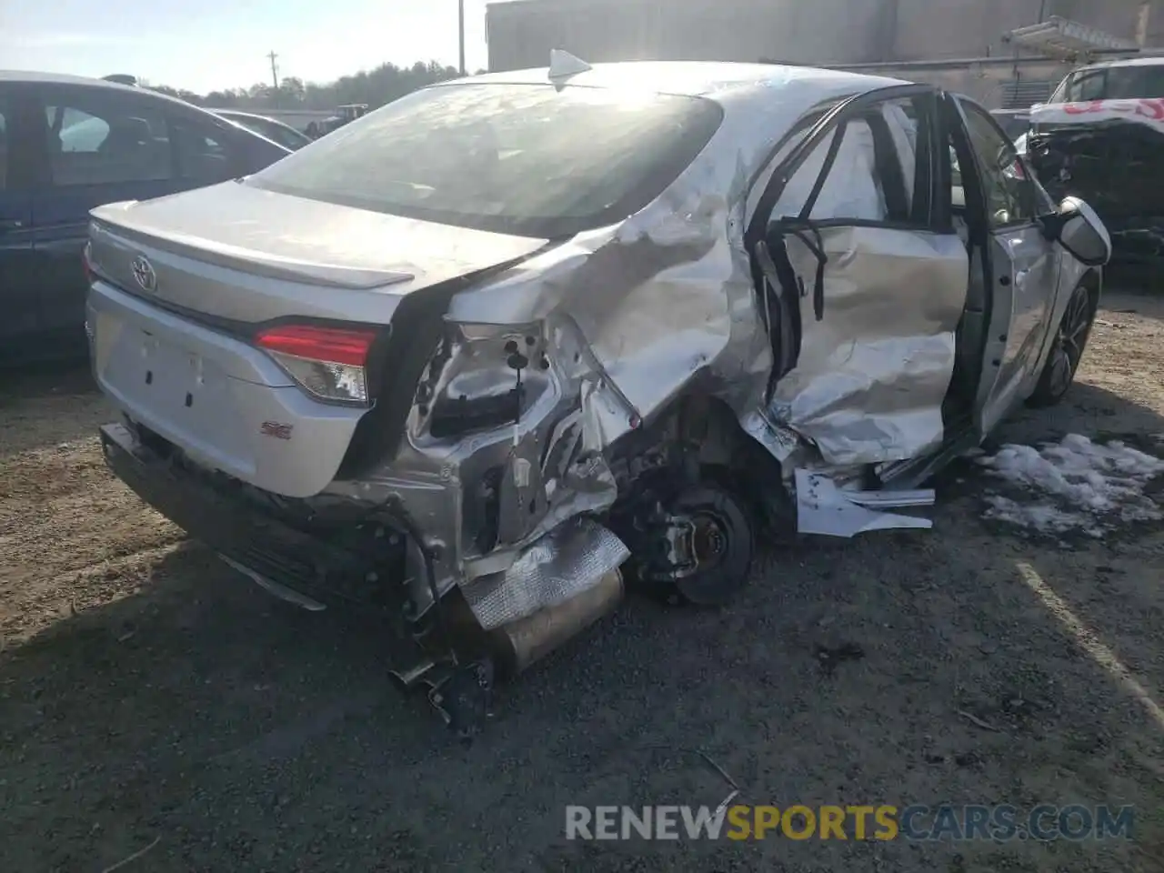 4 Photograph of a damaged car JTDP4MCE1NJ084803 TOYOTA COROLLA 2022