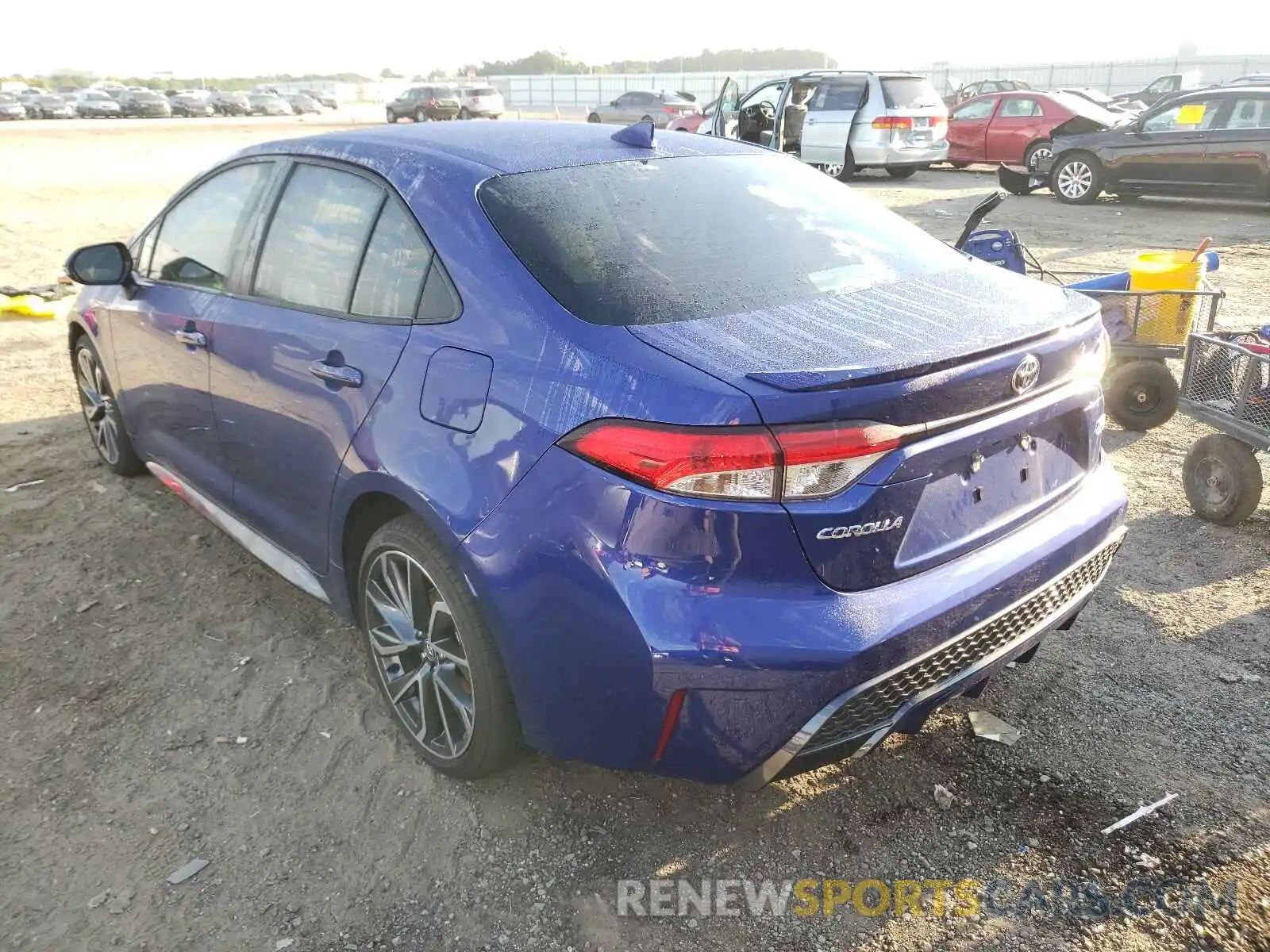 3 Photograph of a damaged car JTDP4MCE2NJ086981 TOYOTA COROLLA 2022