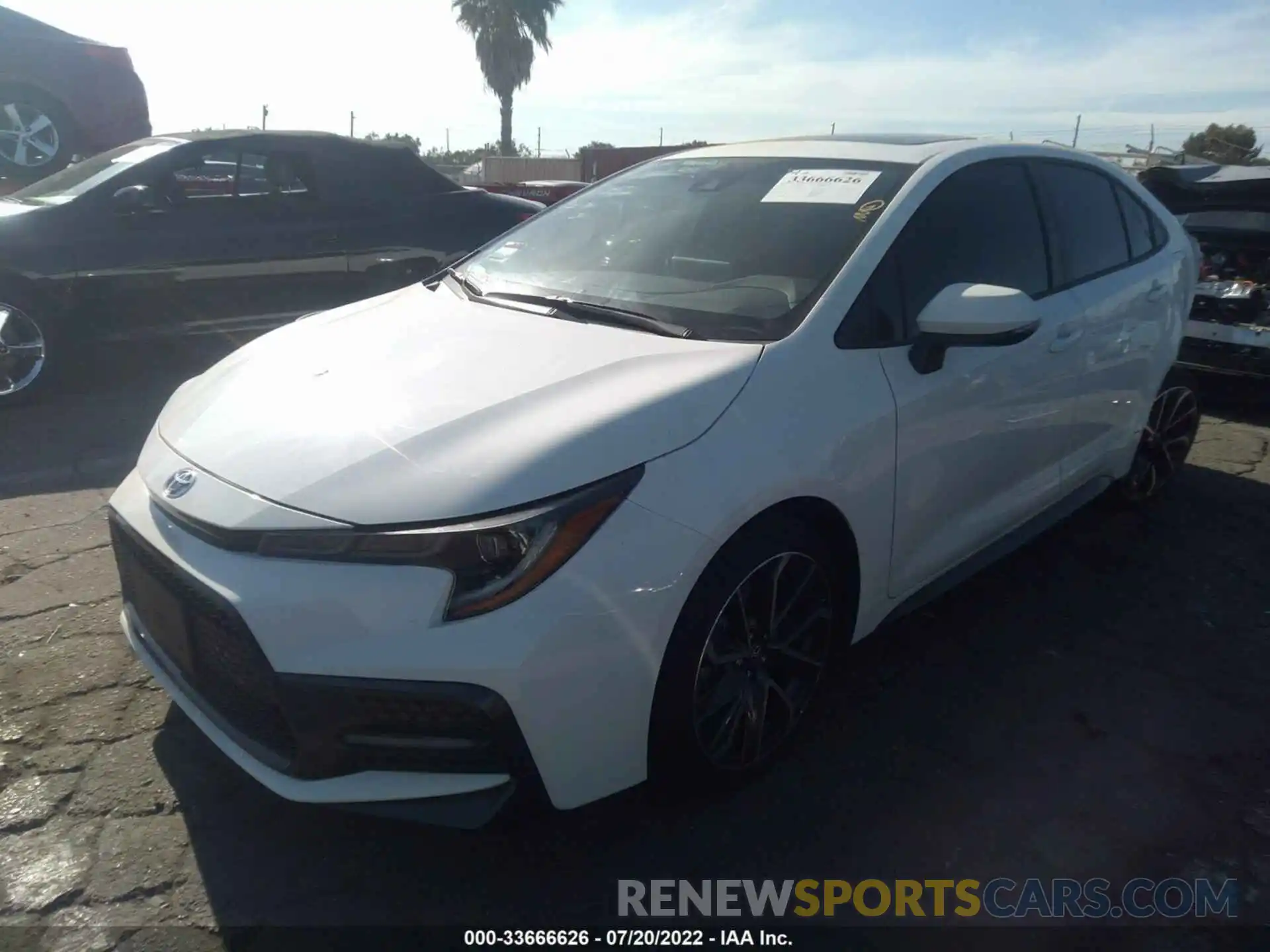 2 Photograph of a damaged car JTDP4MCE3N3506798 TOYOTA COROLLA 2022