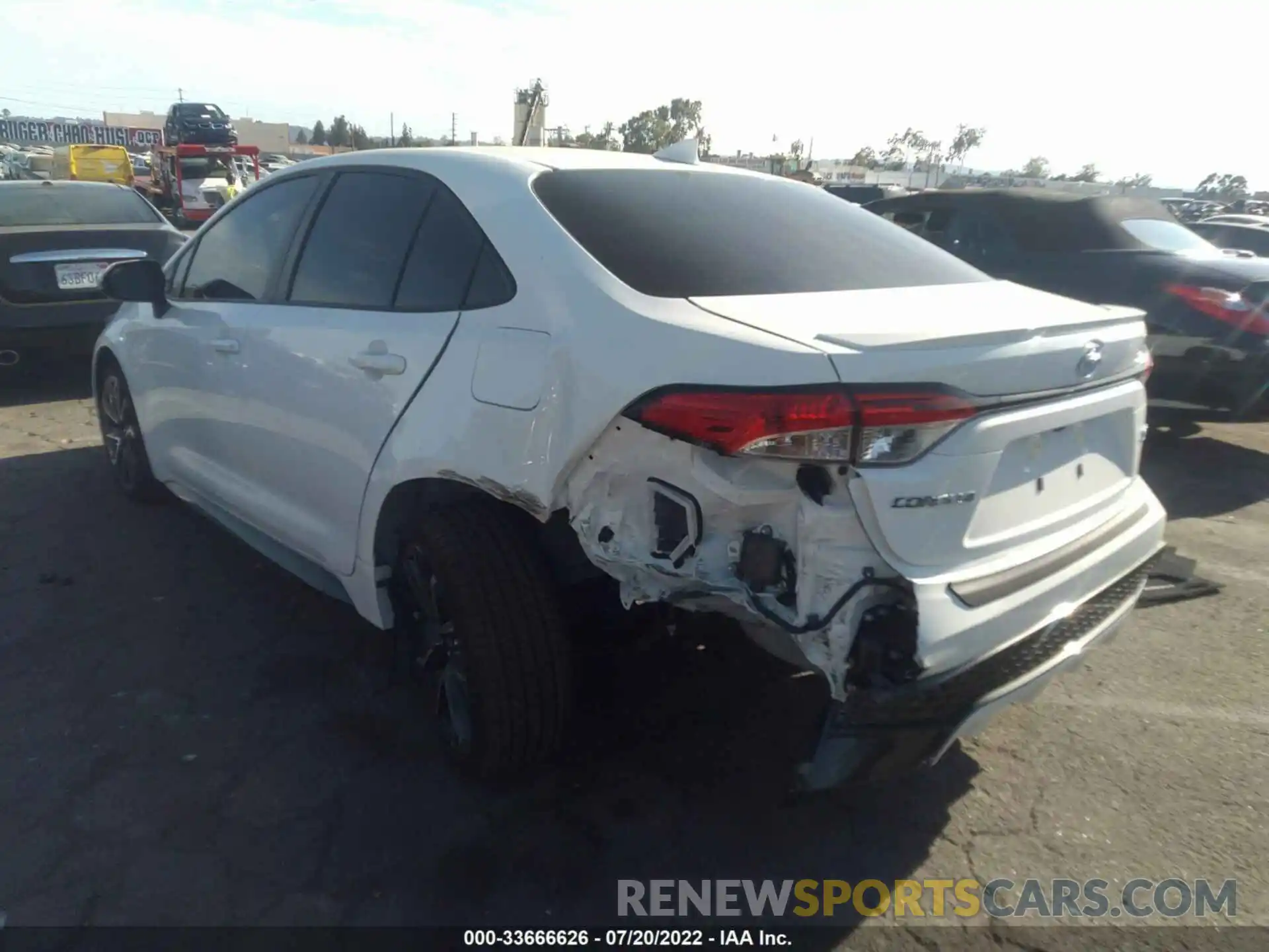 3 Photograph of a damaged car JTDP4MCE3N3506798 TOYOTA COROLLA 2022