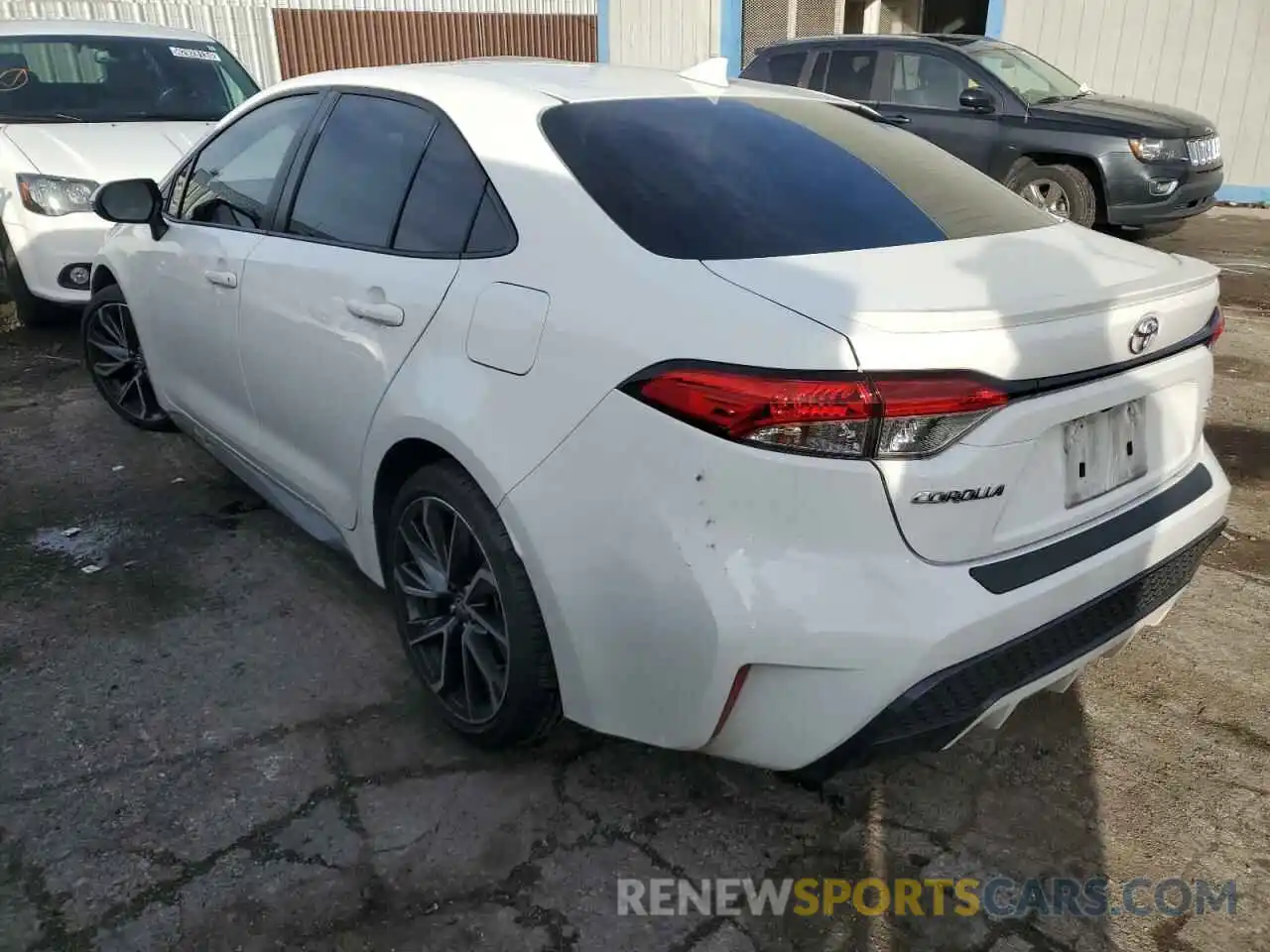 2 Photograph of a damaged car JTDP4MCE3N3513752 TOYOTA COROLLA 2022