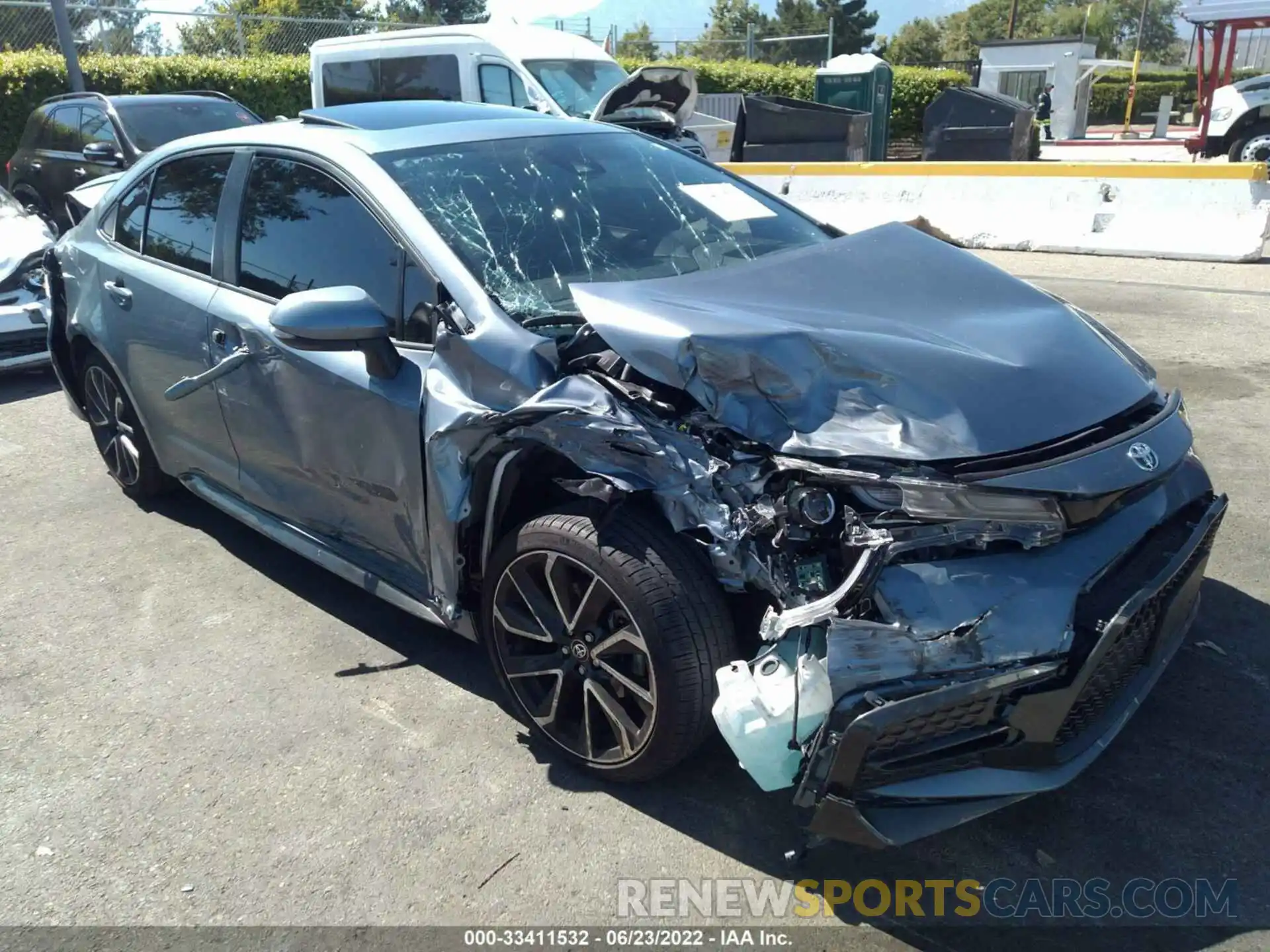 1 Photograph of a damaged car JTDP4MCE3NJ081286 TOYOTA COROLLA 2022