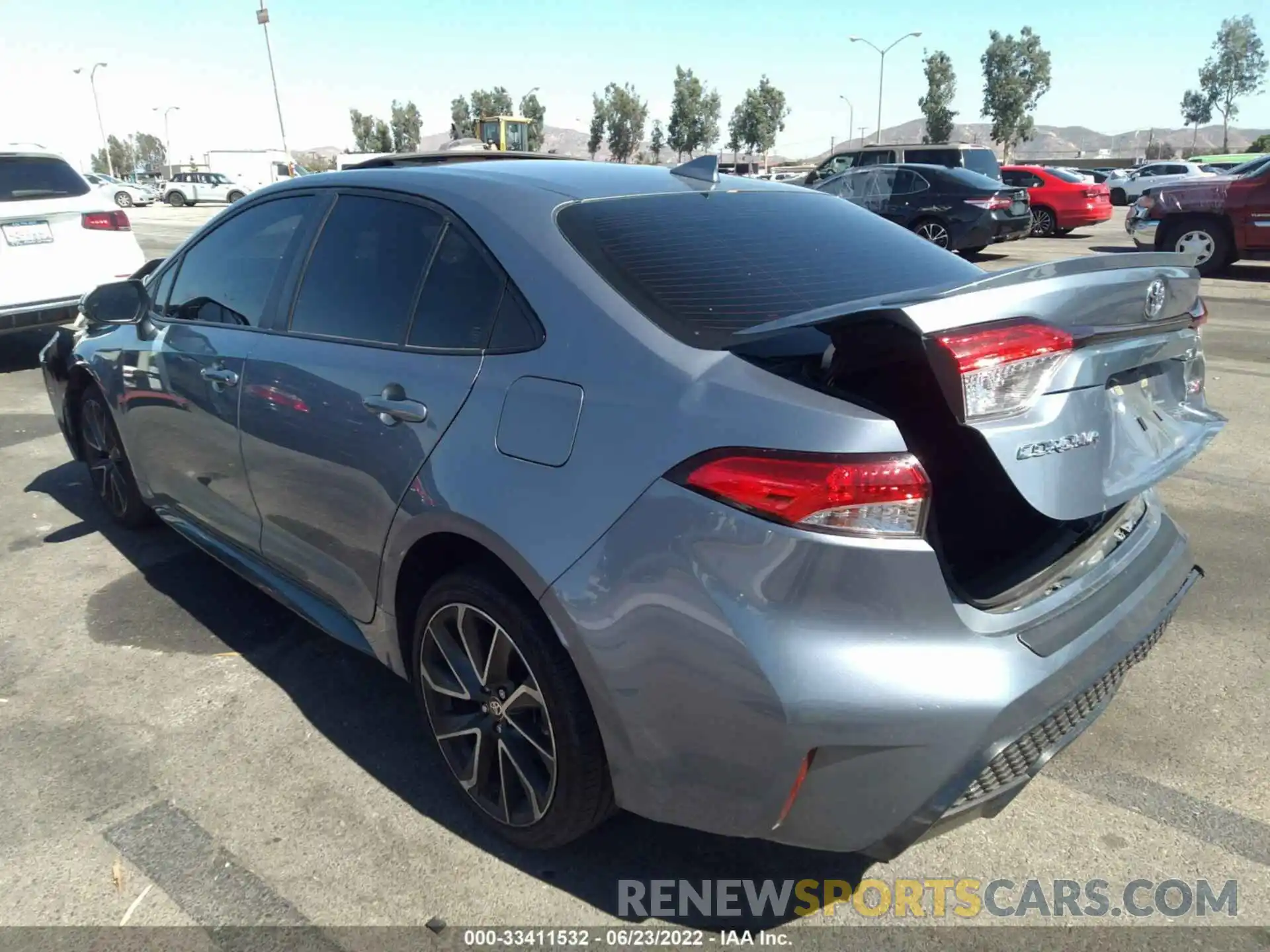 3 Photograph of a damaged car JTDP4MCE3NJ081286 TOYOTA COROLLA 2022