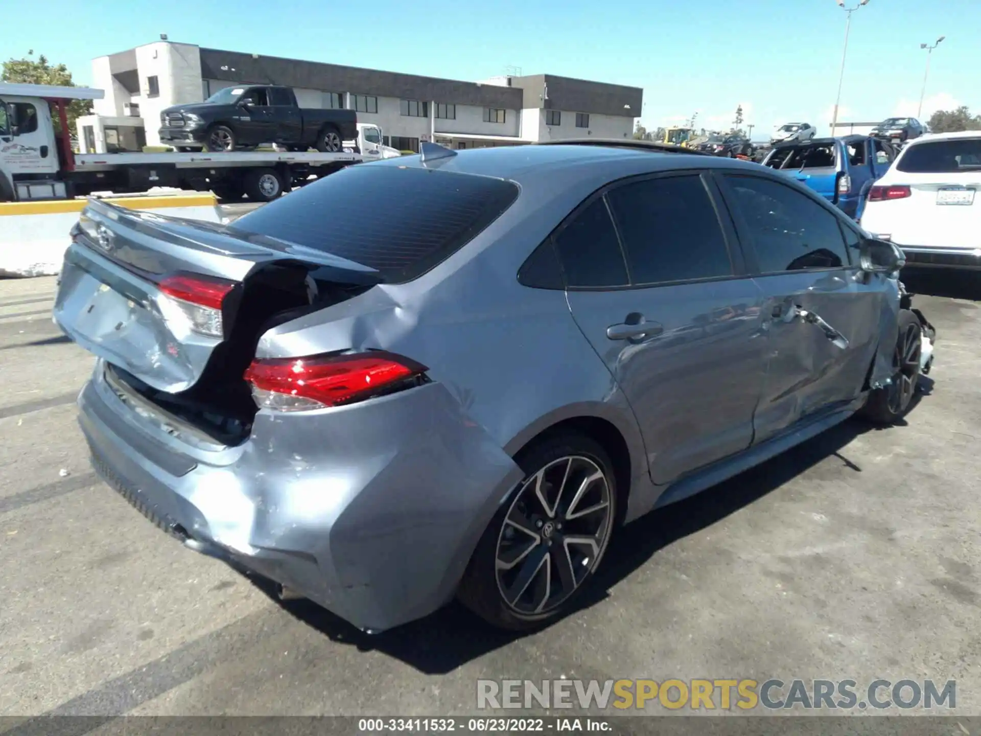 4 Photograph of a damaged car JTDP4MCE3NJ081286 TOYOTA COROLLA 2022