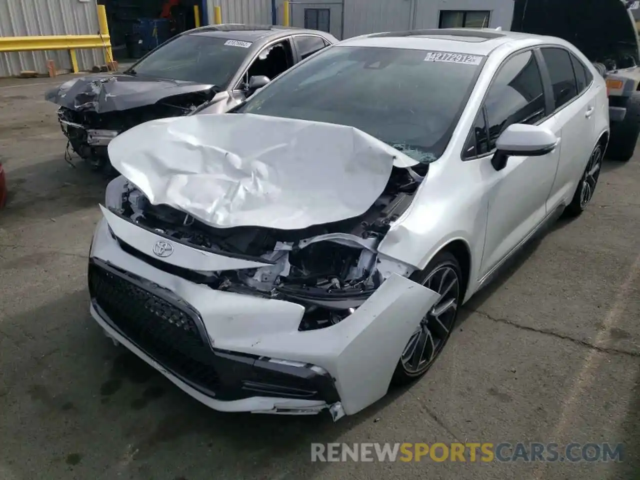 2 Photograph of a damaged car JTDP4MCE4N3503814 TOYOTA COROLLA 2022