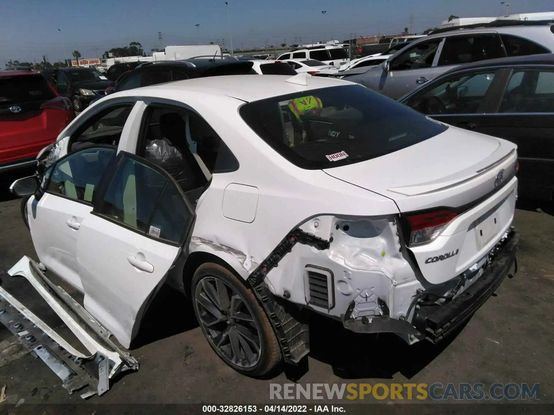 3 Photograph of a damaged car JTDP4MCE4NJ081264 TOYOTA COROLLA 2022