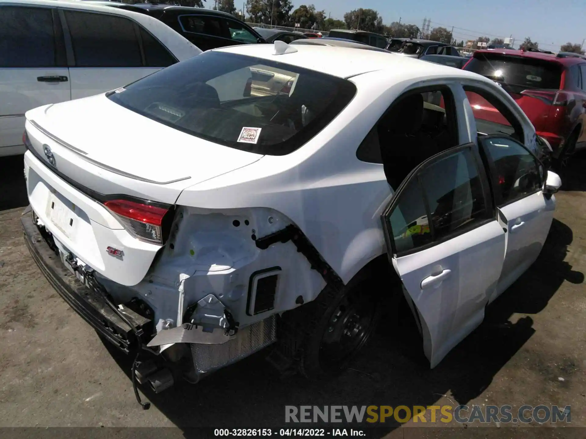 4 Photograph of a damaged car JTDP4MCE4NJ081264 TOYOTA COROLLA 2022