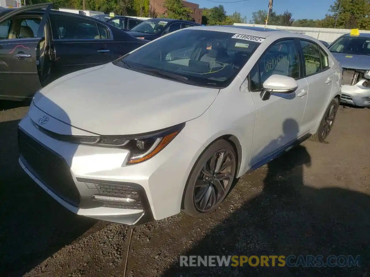 2 Photograph of a damaged car JTDP4MCE5N3504566 TOYOTA COROLLA 2022