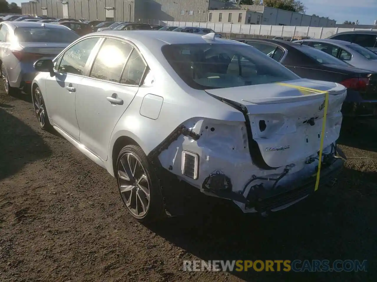 3 Photograph of a damaged car JTDP4MCE5N3504566 TOYOTA COROLLA 2022