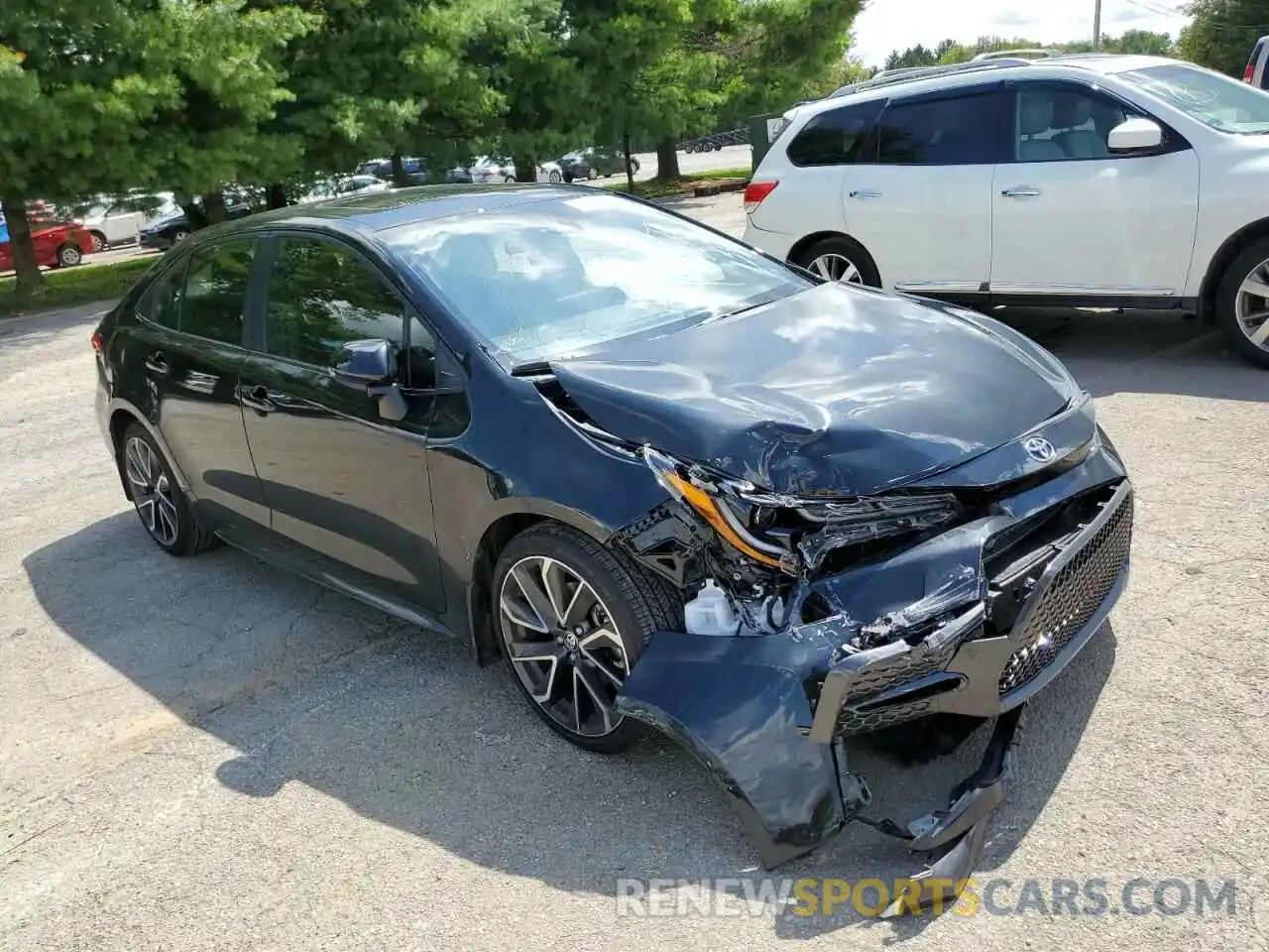 1 Photograph of a damaged car JTDP4MCE5NJ090037 TOYOTA COROLLA 2022