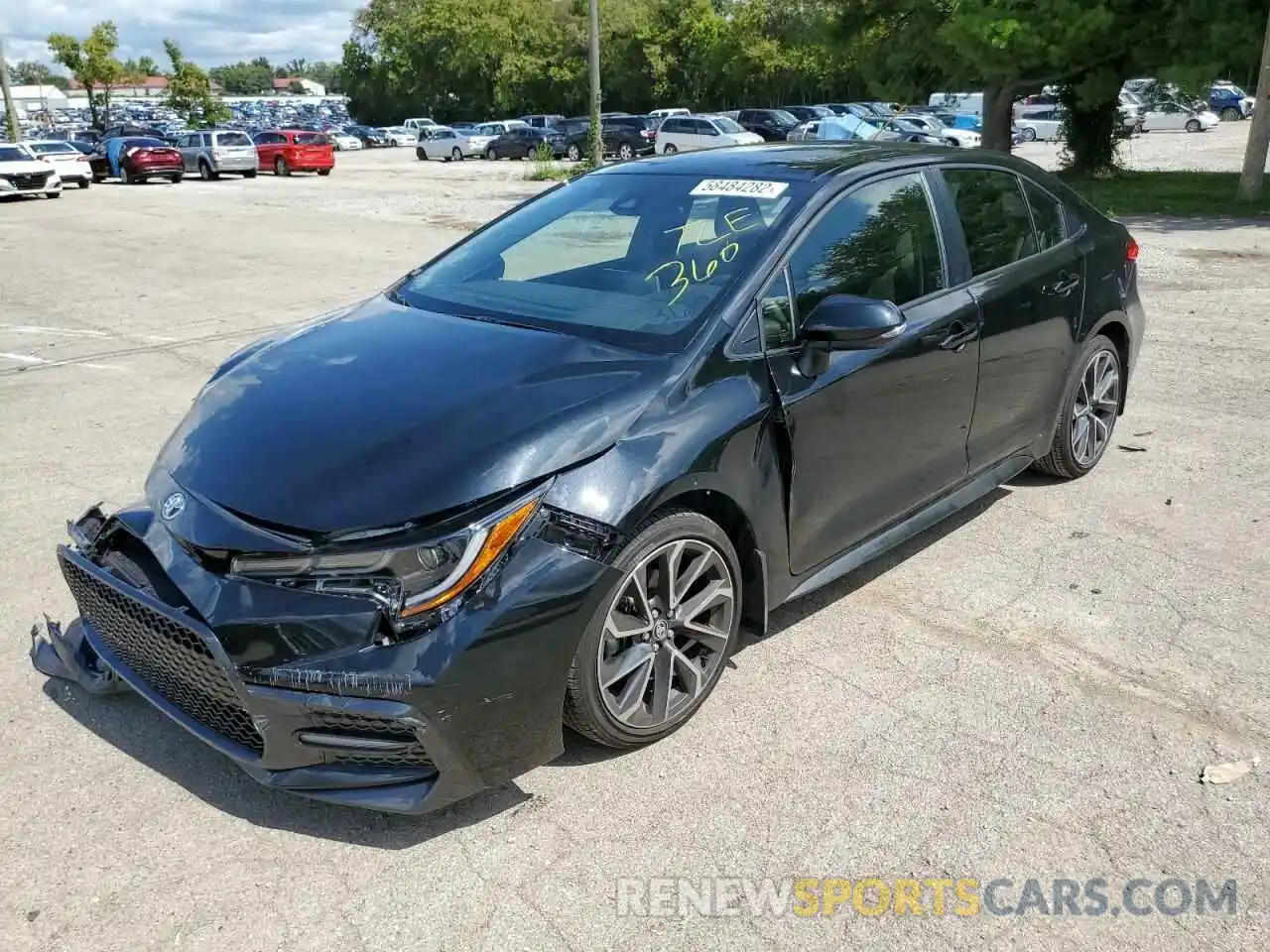 2 Photograph of a damaged car JTDP4MCE5NJ090037 TOYOTA COROLLA 2022