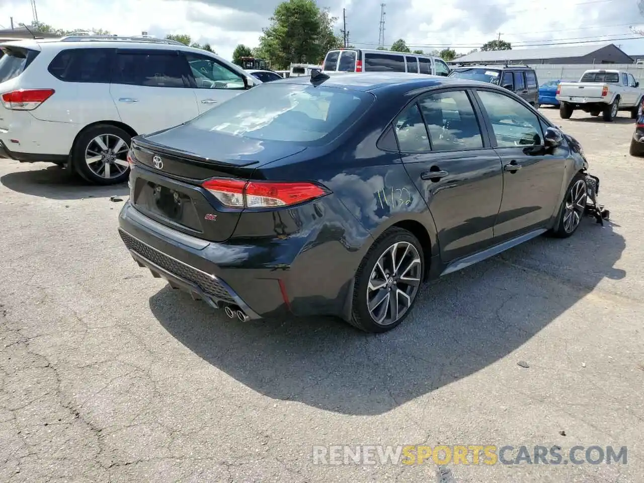 4 Photograph of a damaged car JTDP4MCE5NJ090037 TOYOTA COROLLA 2022