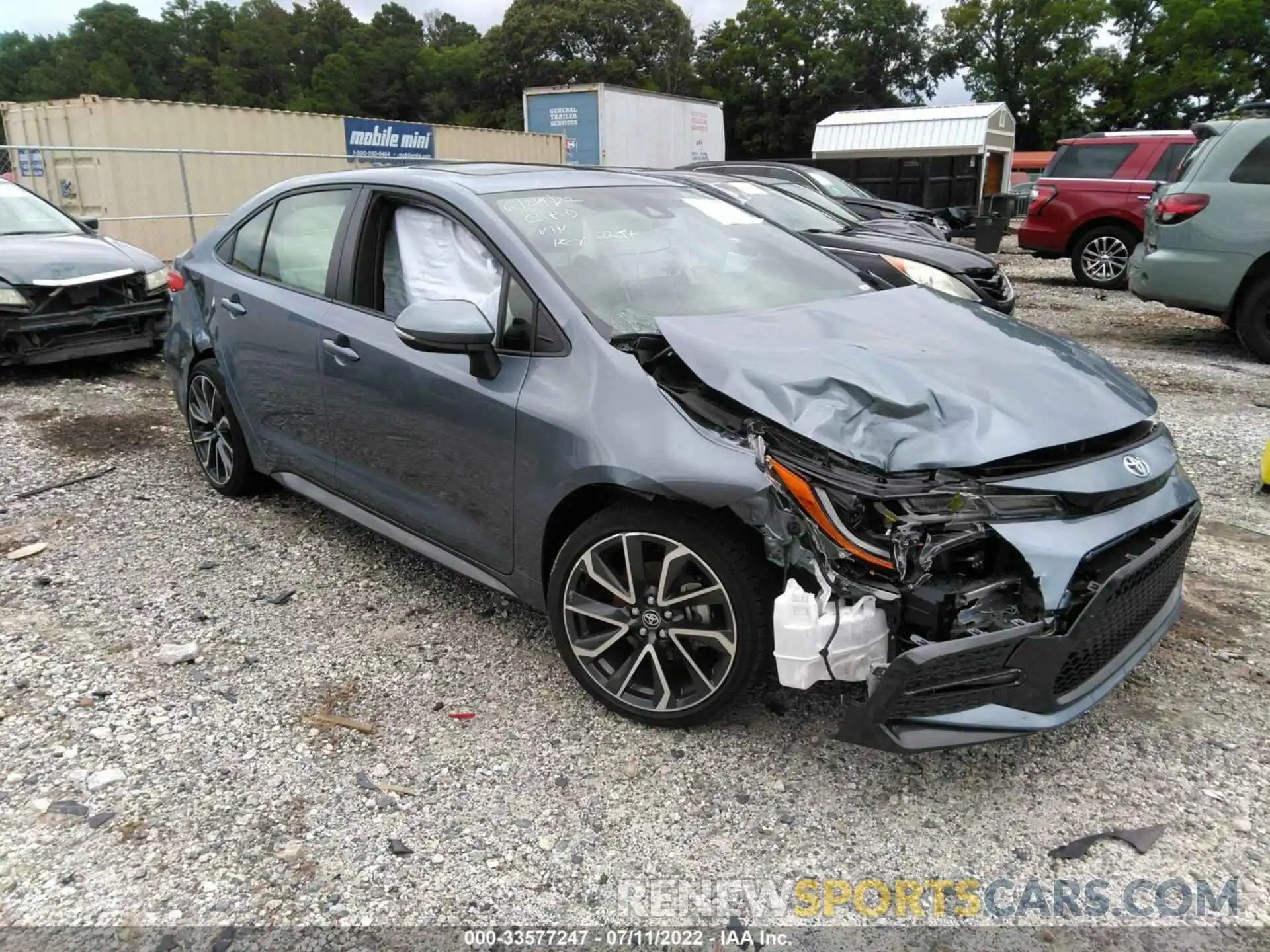 1 Photograph of a damaged car JTDP4MCE6NJ082254 TOYOTA COROLLA 2022