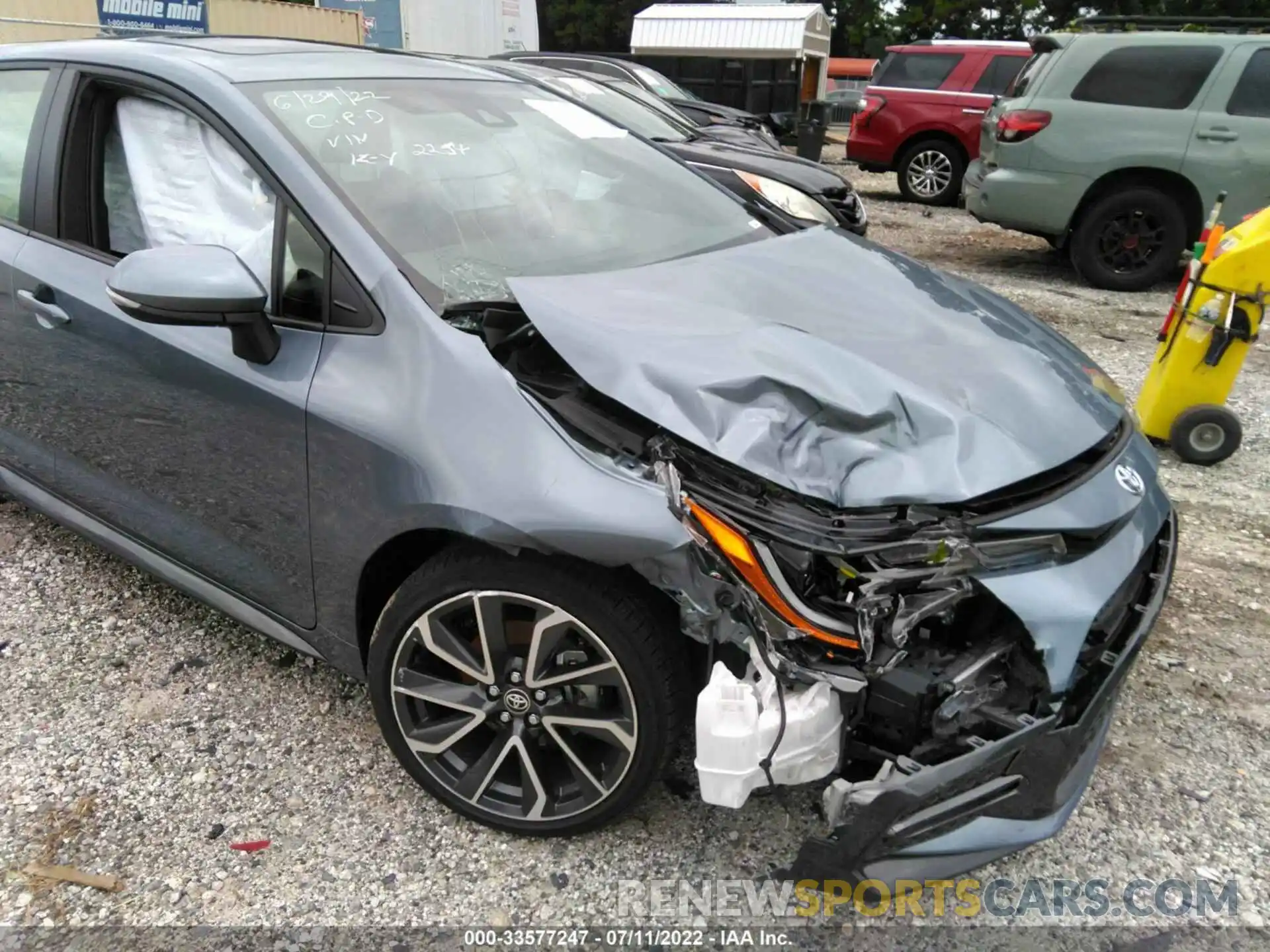 6 Photograph of a damaged car JTDP4MCE6NJ082254 TOYOTA COROLLA 2022