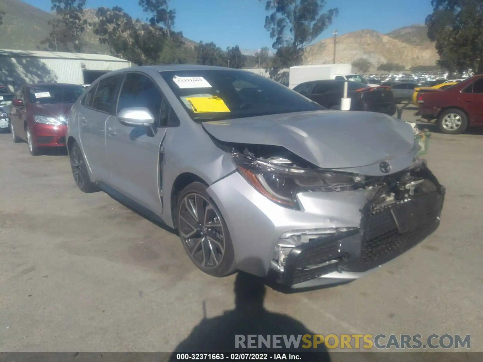 1 Photograph of a damaged car JTDP4MCE6NJ084229 TOYOTA COROLLA 2022