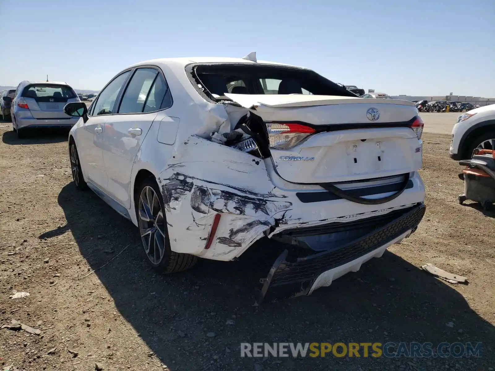 9 Photograph of a damaged car JTDP4MCE6NJ086966 TOYOTA COROLLA 2022