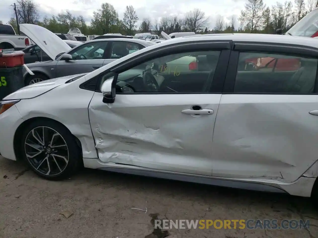 9 Photograph of a damaged car JTDP4MCE6NJ090659 TOYOTA COROLLA 2022