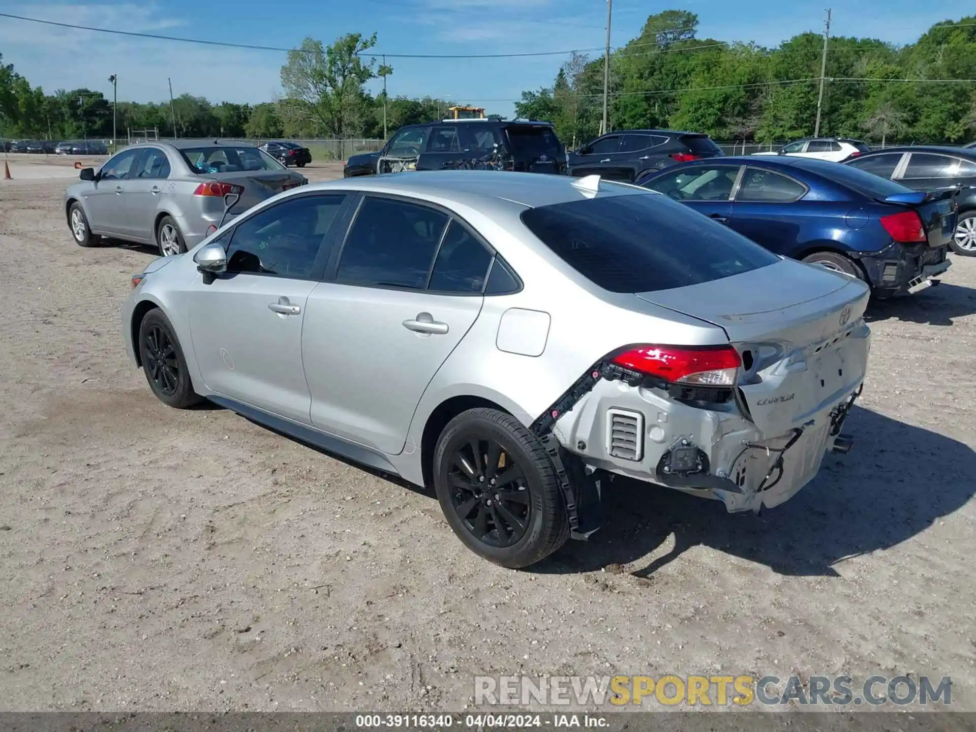 3 Photograph of a damaged car JTDP4MCE7N3502169 TOYOTA COROLLA 2022