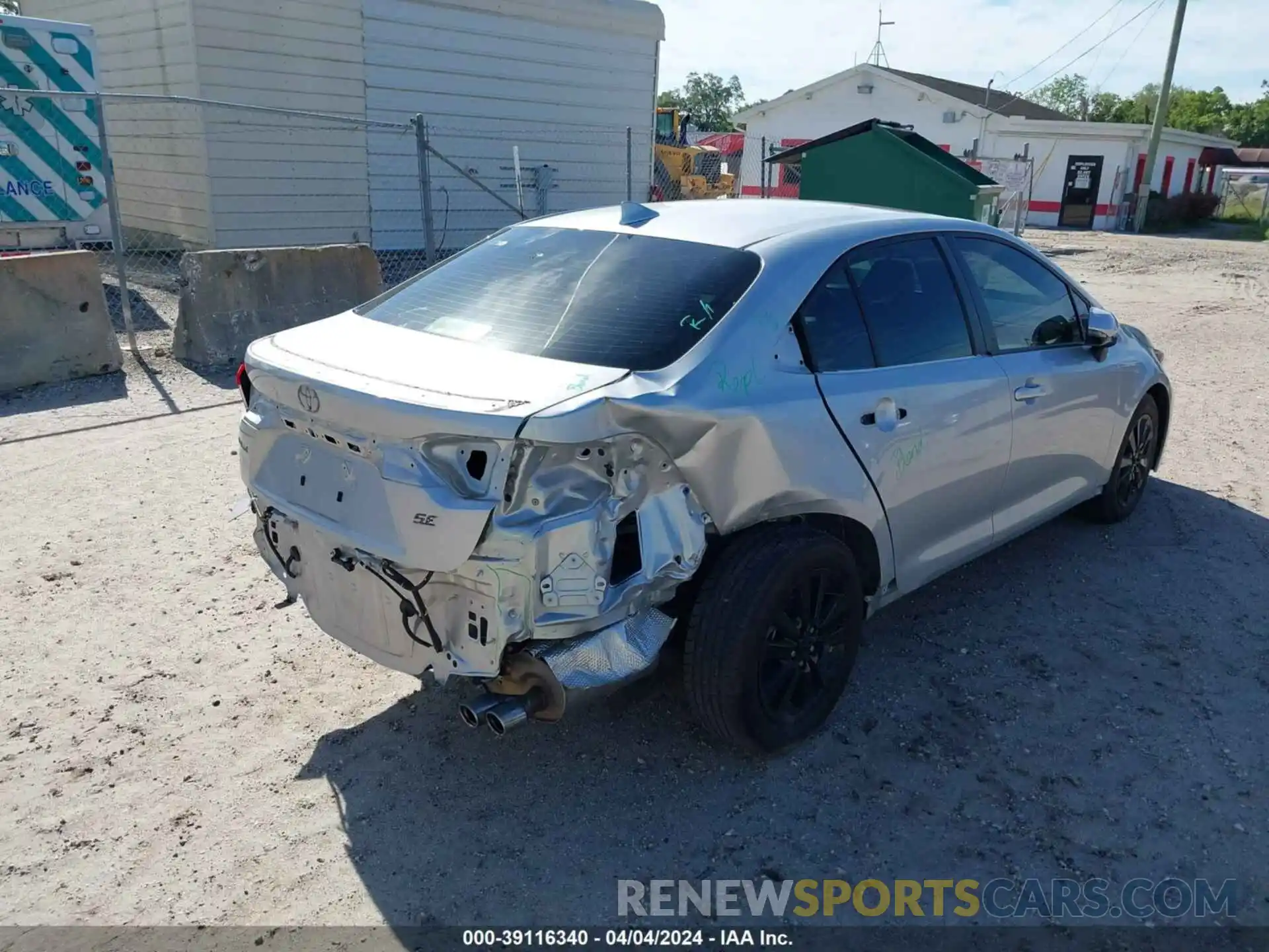 4 Photograph of a damaged car JTDP4MCE7N3502169 TOYOTA COROLLA 2022