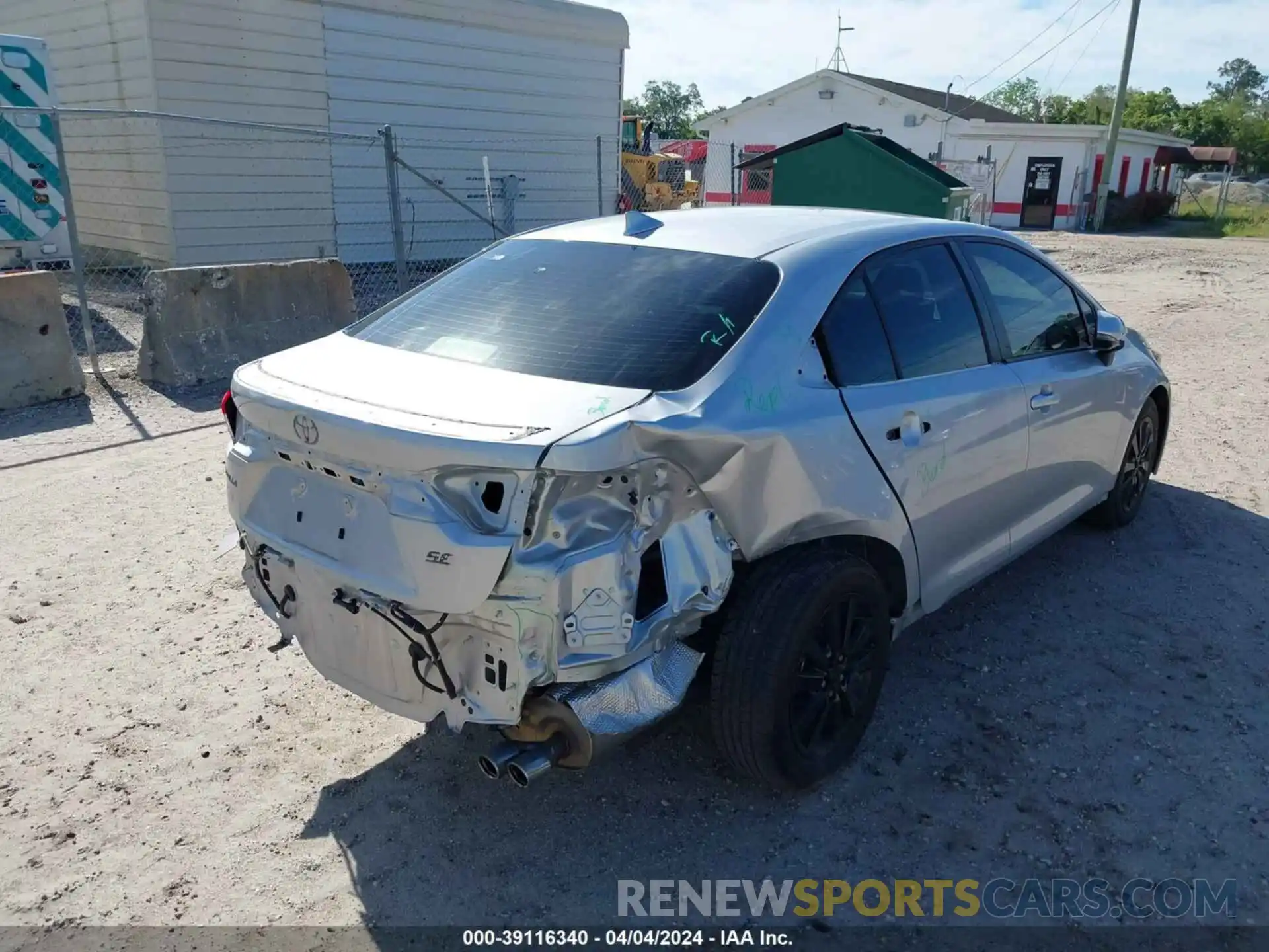 6 Photograph of a damaged car JTDP4MCE7N3502169 TOYOTA COROLLA 2022