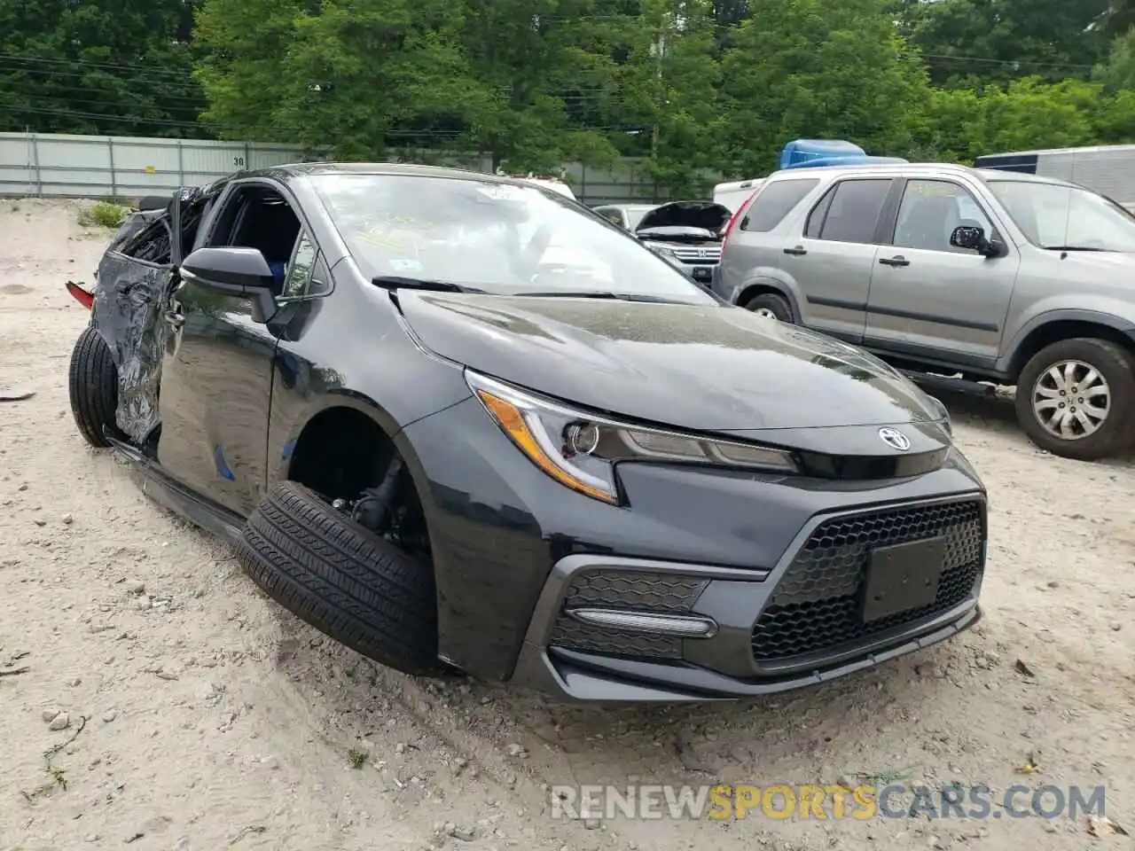 1 Photograph of a damaged car JTDP4MCE7NJ091240 TOYOTA COROLLA 2022