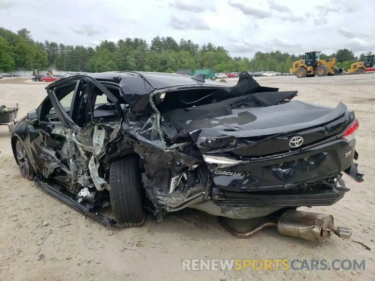 3 Photograph of a damaged car JTDP4MCE7NJ091240 TOYOTA COROLLA 2022