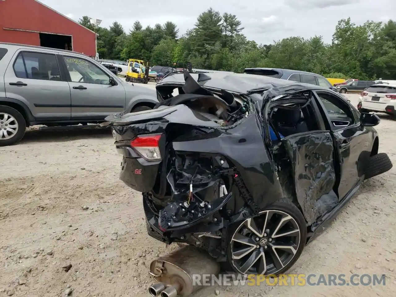 4 Photograph of a damaged car JTDP4MCE7NJ091240 TOYOTA COROLLA 2022