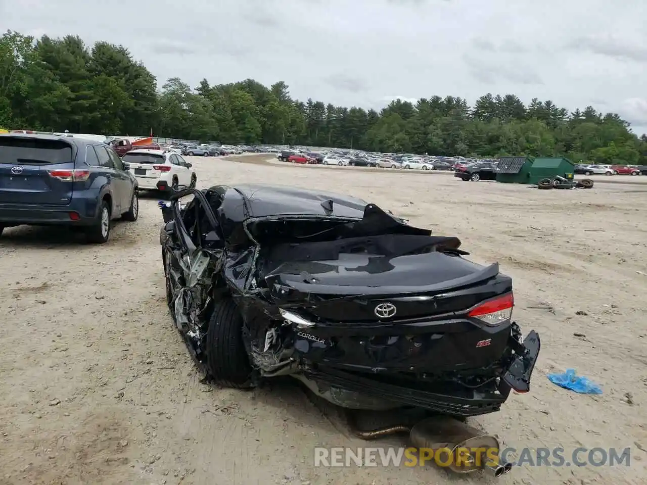 9 Photograph of a damaged car JTDP4MCE7NJ091240 TOYOTA COROLLA 2022