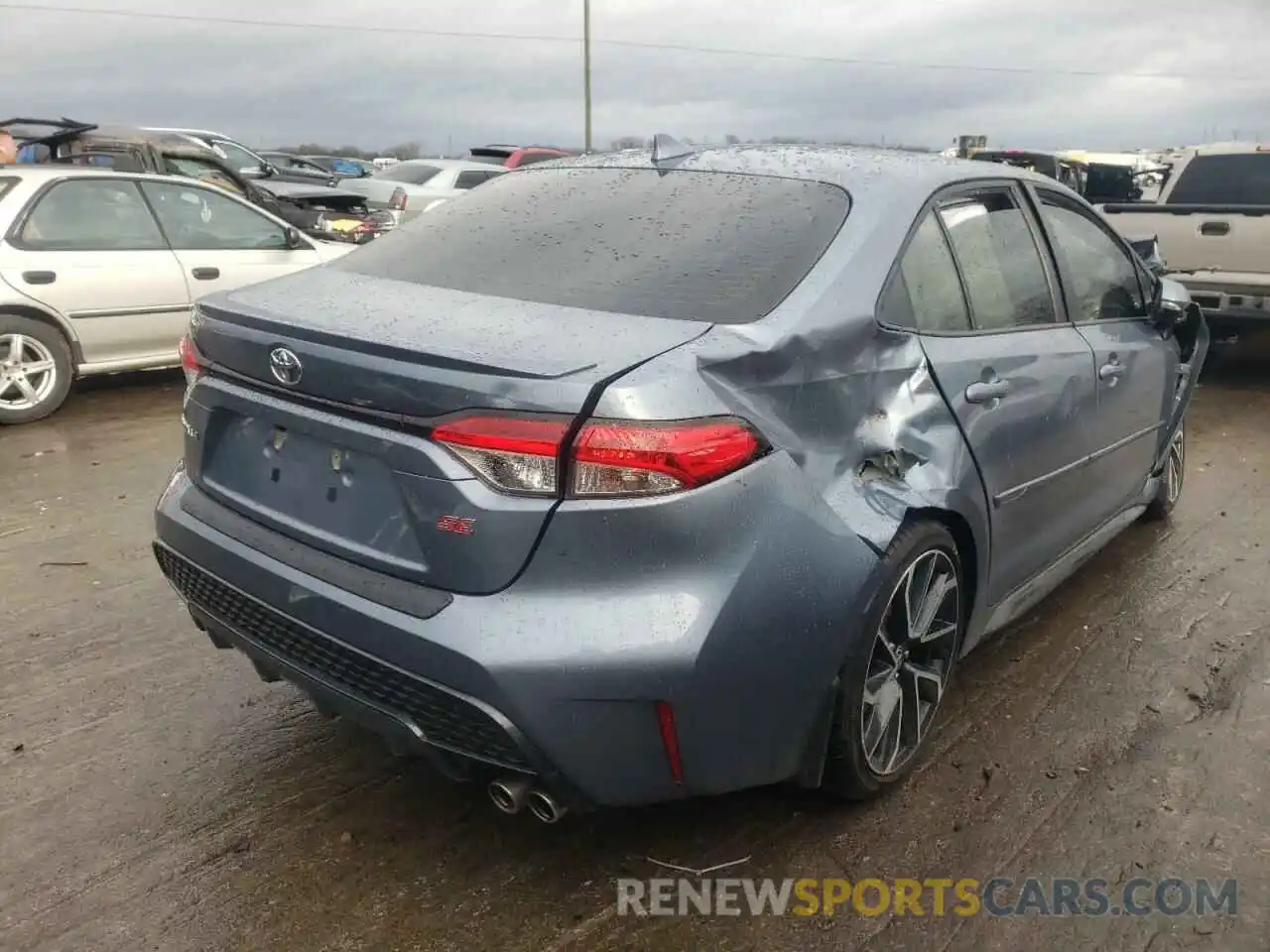 4 Photograph of a damaged car JTDP4MCE8NJ083857 TOYOTA COROLLA 2022