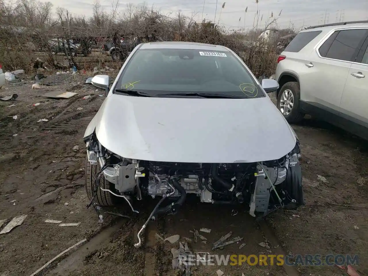 9 Photograph of a damaged car JTDP4MCE9NJ091286 TOYOTA COROLLA 2022