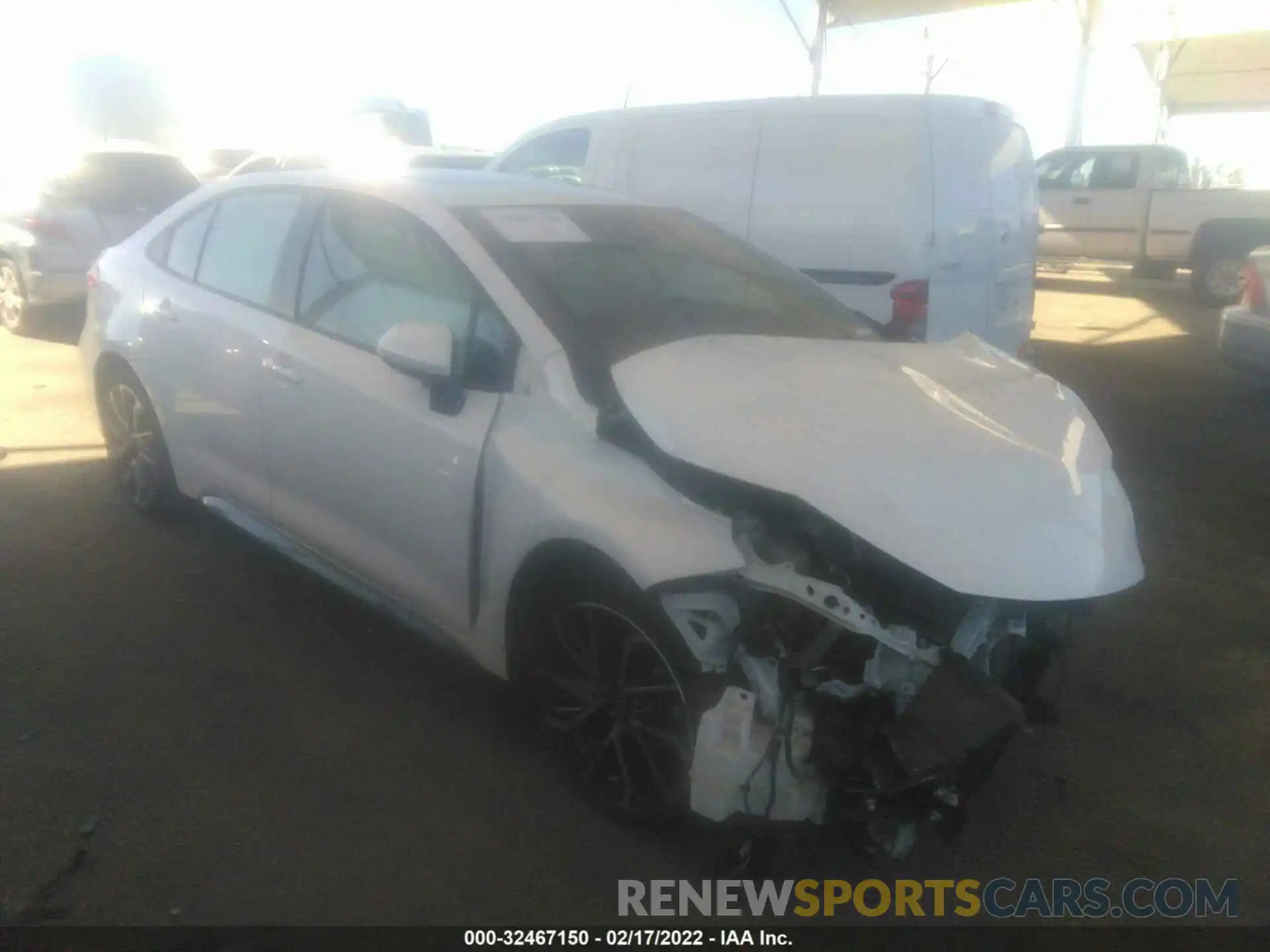 1 Photograph of a damaged car JTDP4MCEXNJ082130 TOYOTA COROLLA 2022