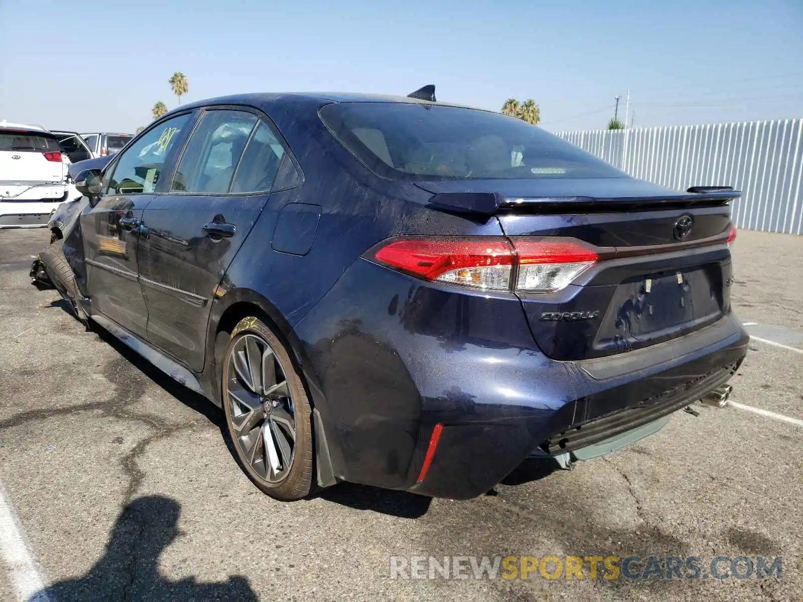 3 Photograph of a damaged car JTDP4MCEXNJ083620 TOYOTA COROLLA 2022