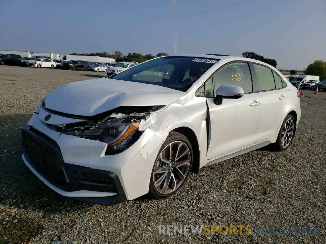 2 Photograph of a damaged car JTDP4MCEXNJ087246 TOYOTA COROLLA 2022