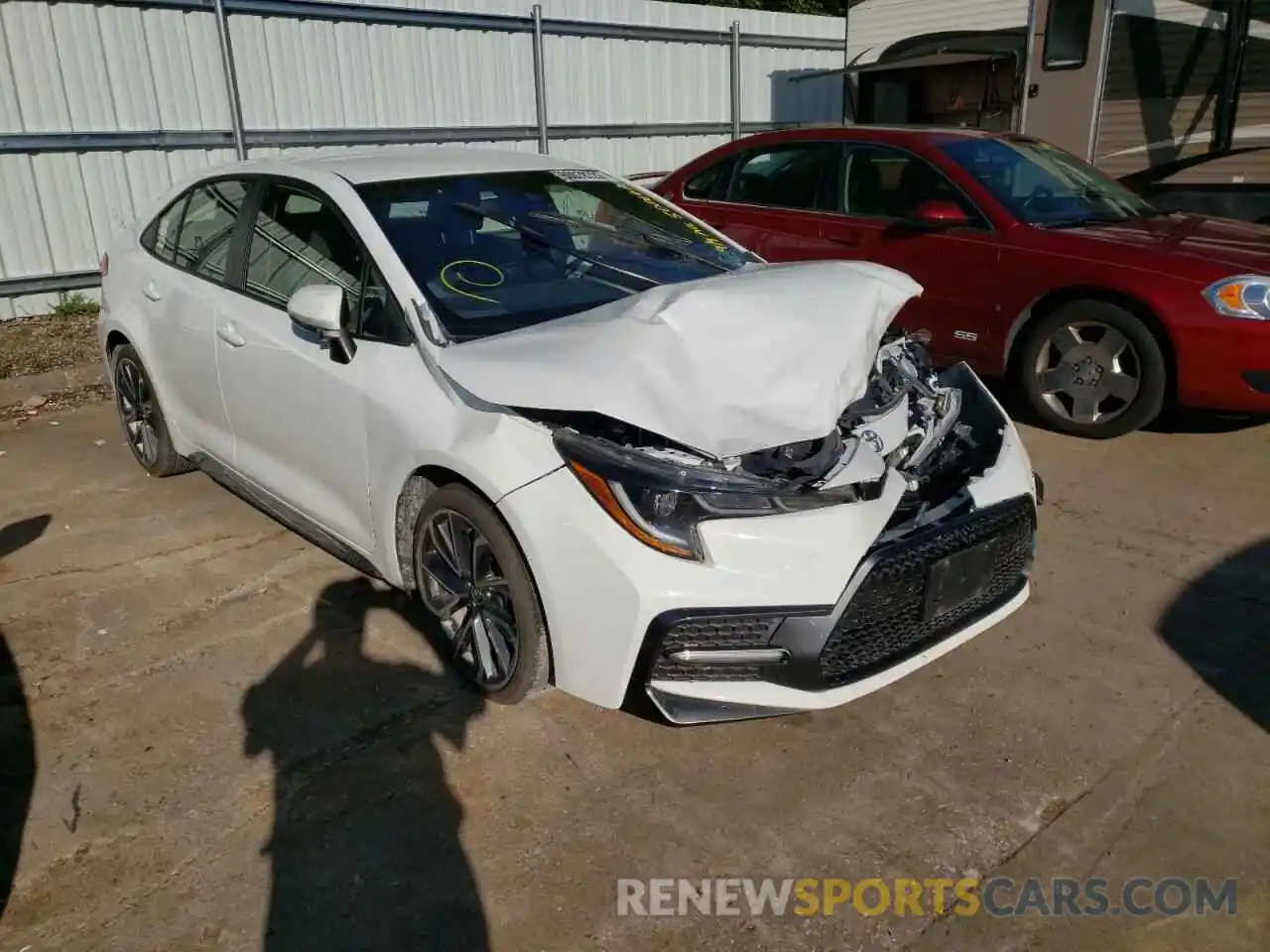 1 Photograph of a damaged car JTDS4MCE0N3500662 TOYOTA COROLLA 2022