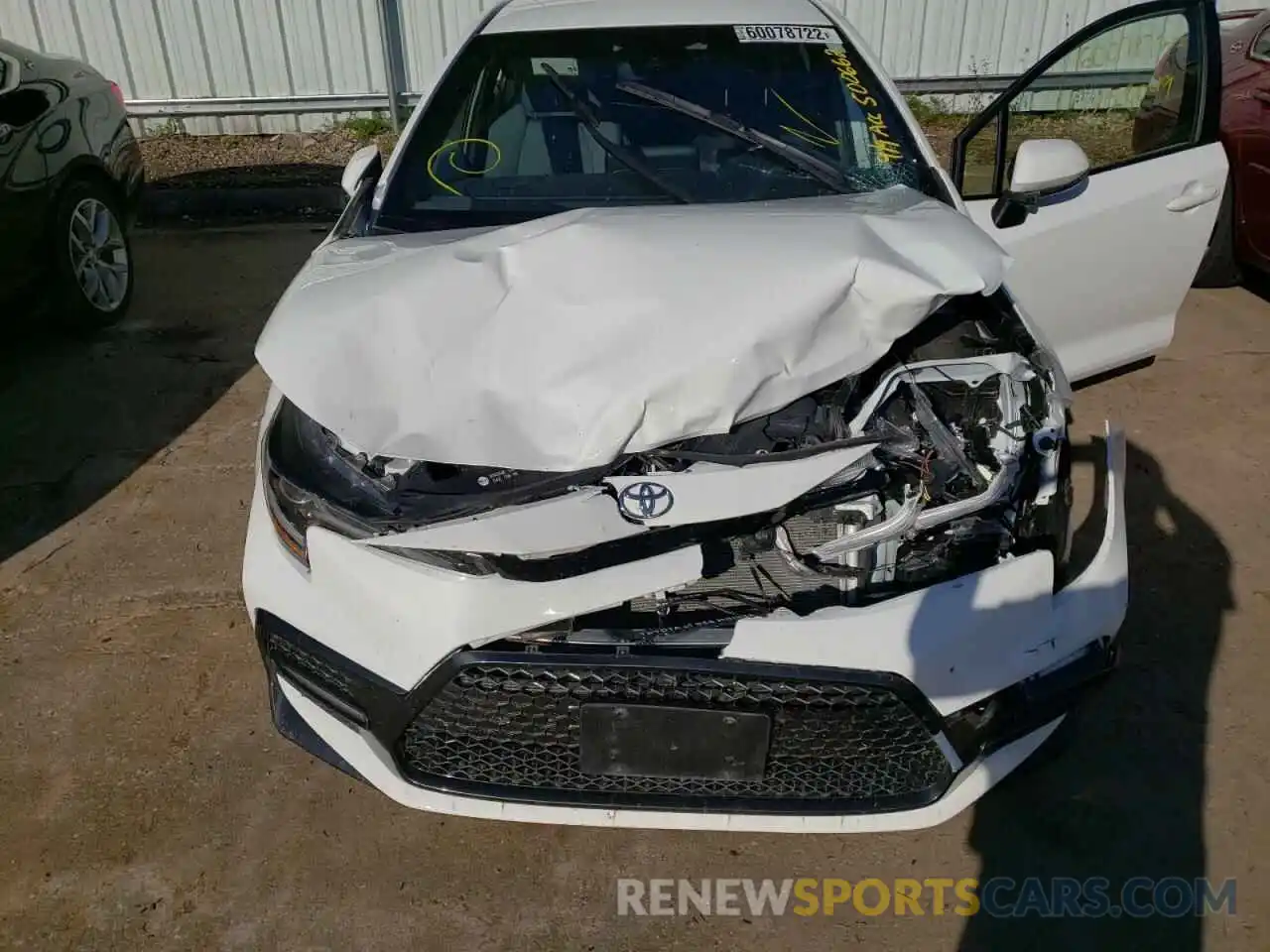 7 Photograph of a damaged car JTDS4MCE0N3500662 TOYOTA COROLLA 2022