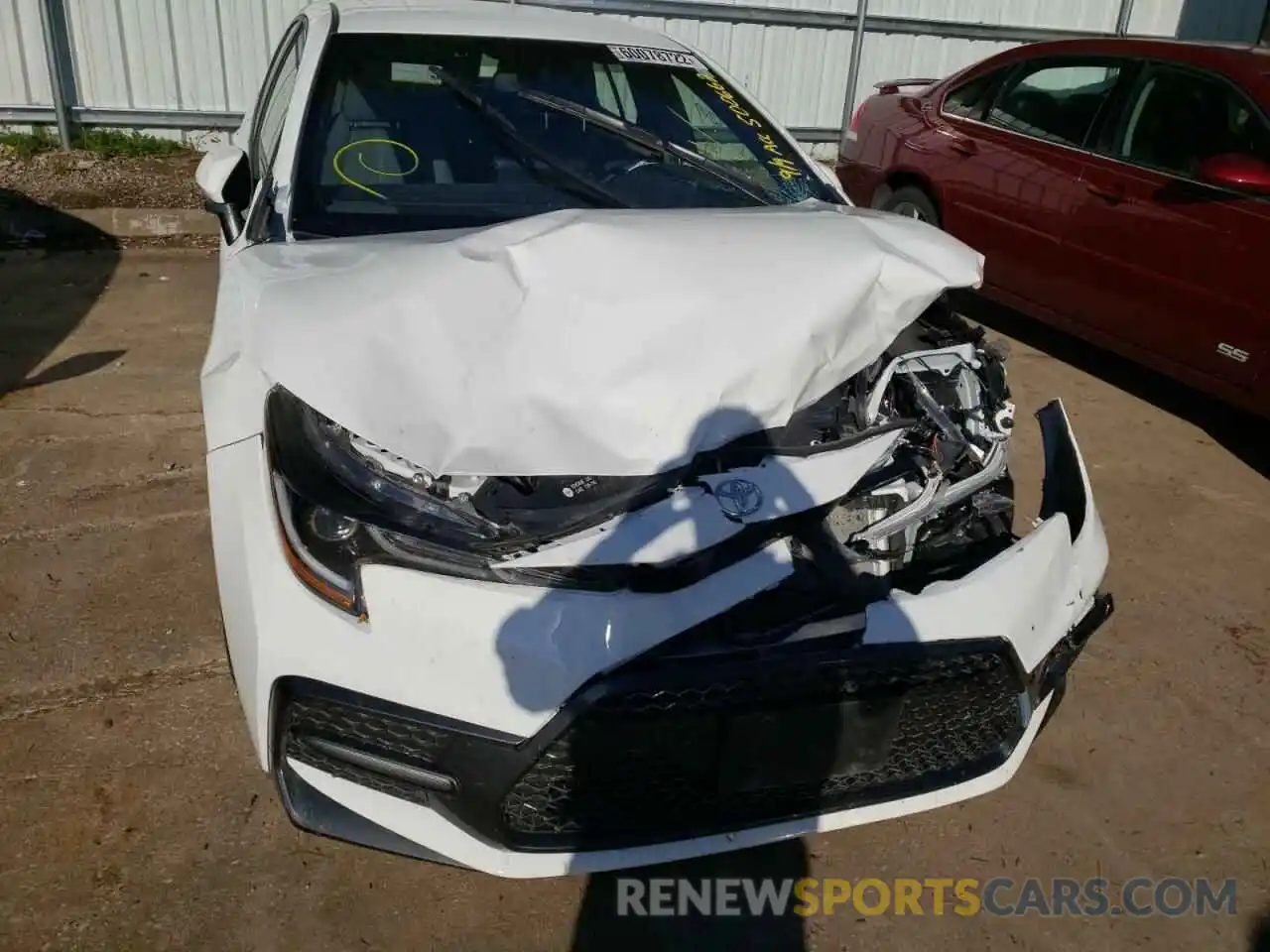 9 Photograph of a damaged car JTDS4MCE0N3500662 TOYOTA COROLLA 2022