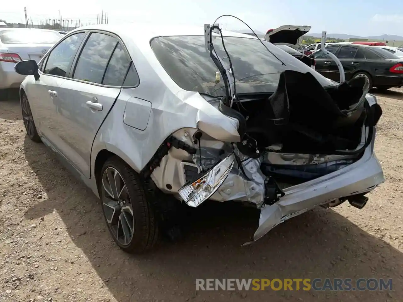 3 Photograph of a damaged car JTDS4MCE0N3502296 TOYOTA COROLLA 2022