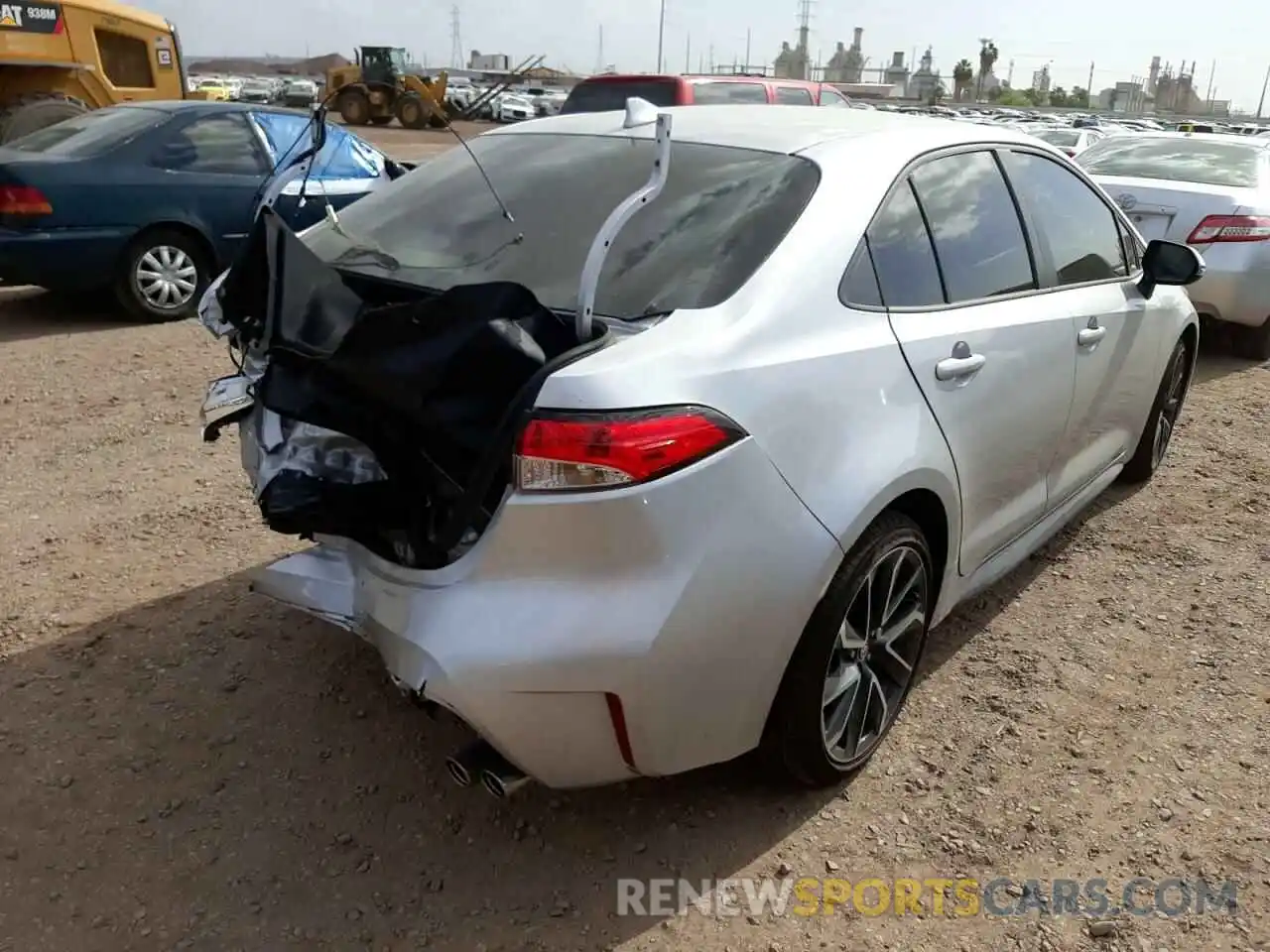 4 Photograph of a damaged car JTDS4MCE0N3502296 TOYOTA COROLLA 2022