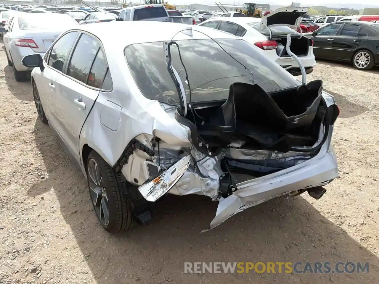 9 Photograph of a damaged car JTDS4MCE0N3502296 TOYOTA COROLLA 2022