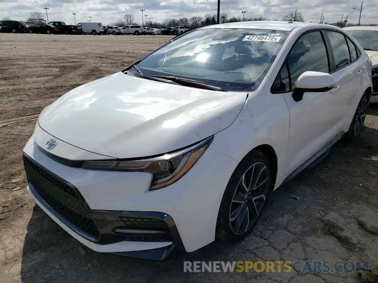 2 Photograph of a damaged car JTDS4MCE0N3503609 TOYOTA COROLLA 2022