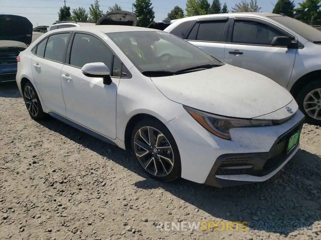 1 Photograph of a damaged car JTDS4MCE0N3510852 TOYOTA COROLLA 2022