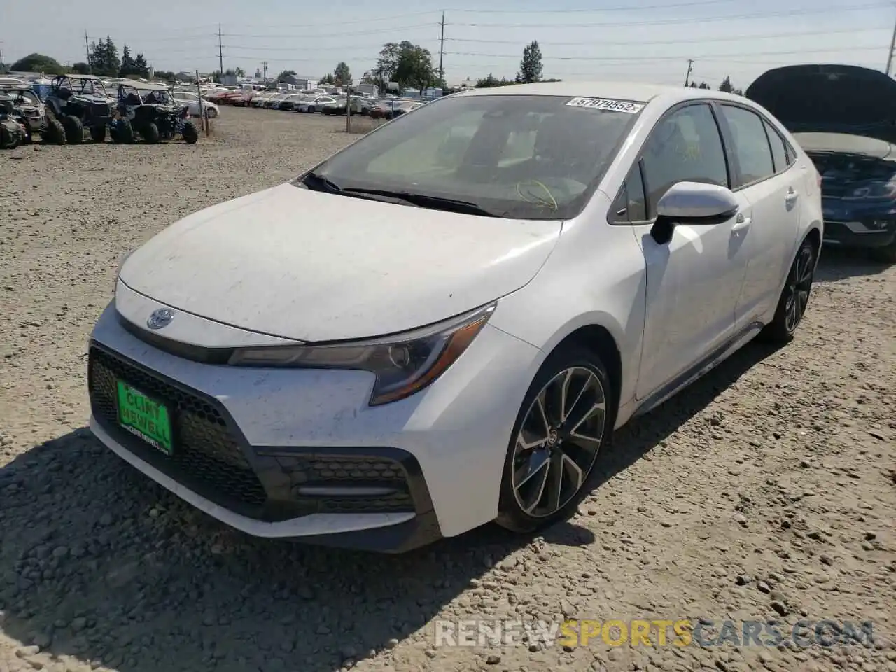 2 Photograph of a damaged car JTDS4MCE0N3510852 TOYOTA COROLLA 2022