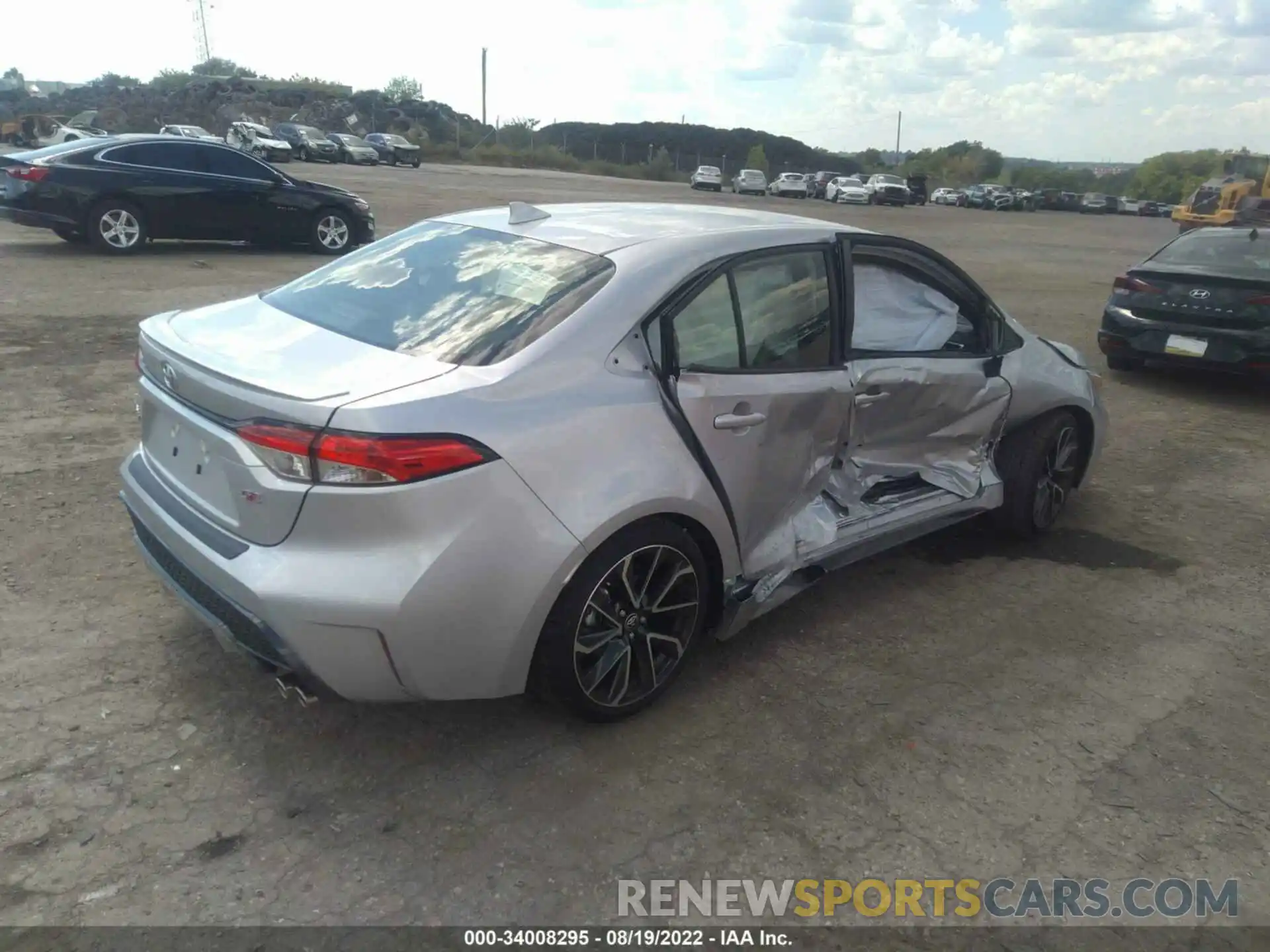 4 Photograph of a damaged car JTDS4MCE0N3510866 TOYOTA COROLLA 2022