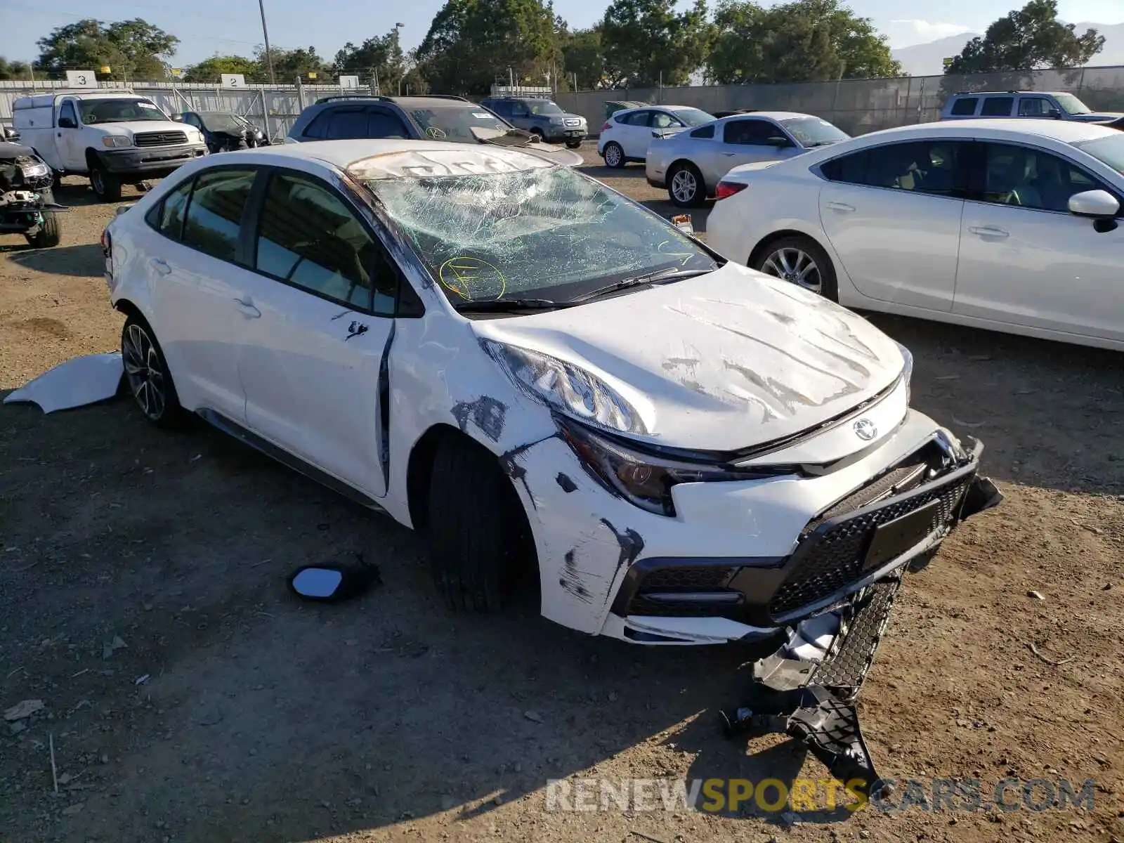 1 Photograph of a damaged car JTDS4MCE0NJ083331 TOYOTA COROLLA 2022