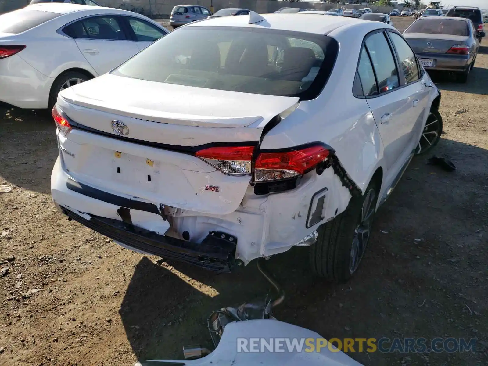 9 Photograph of a damaged car JTDS4MCE0NJ083331 TOYOTA COROLLA 2022