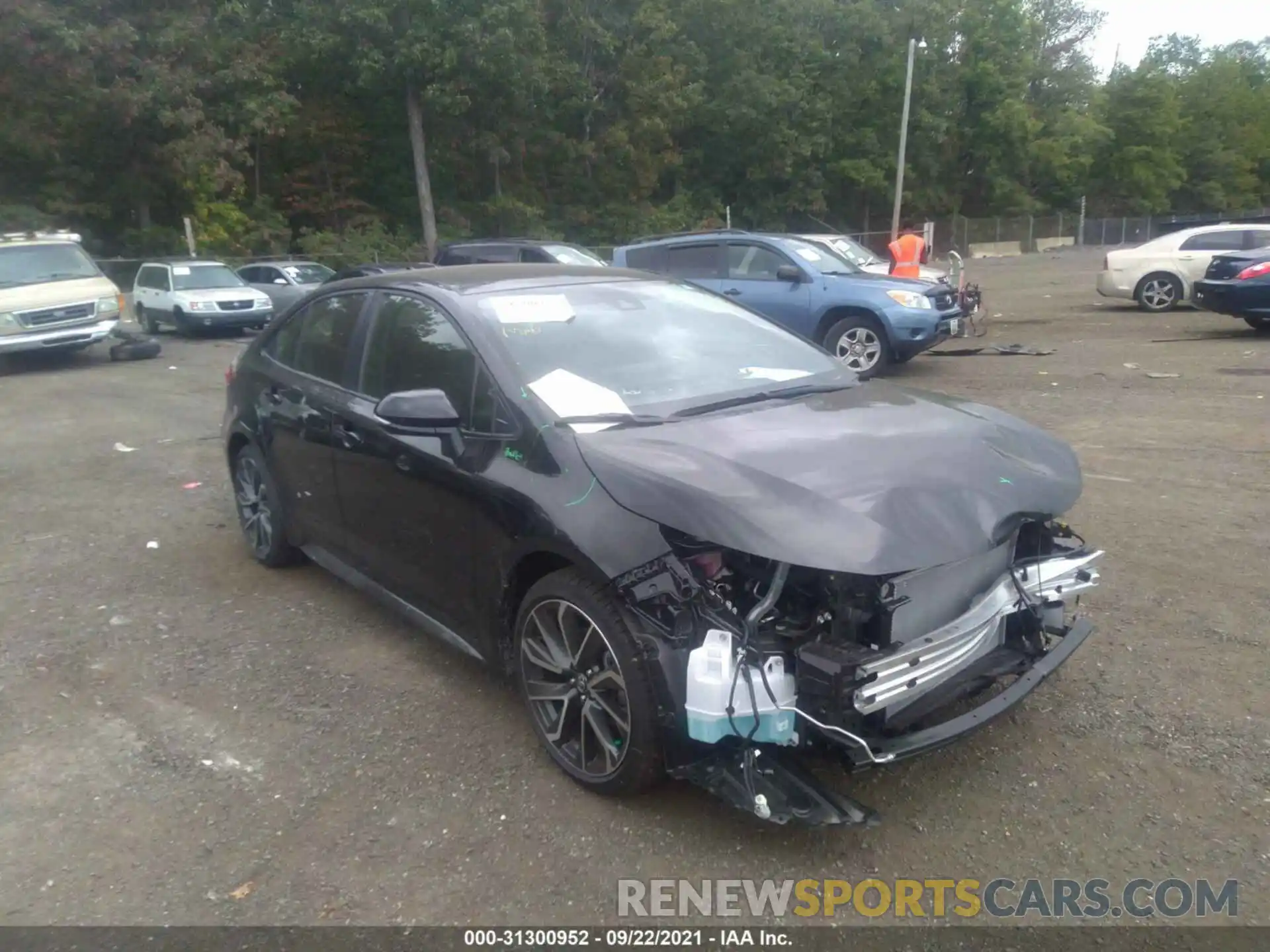 1 Photograph of a damaged car JTDS4MCE0NJ085113 TOYOTA COROLLA 2022