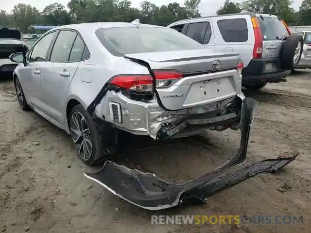 3 Photograph of a damaged car JTDS4MCE0NJ085516 TOYOTA COROLLA 2022